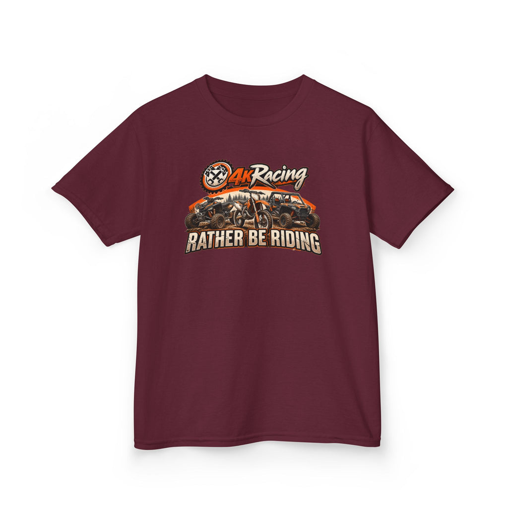Kids Racing Tee — Rather Be Riding