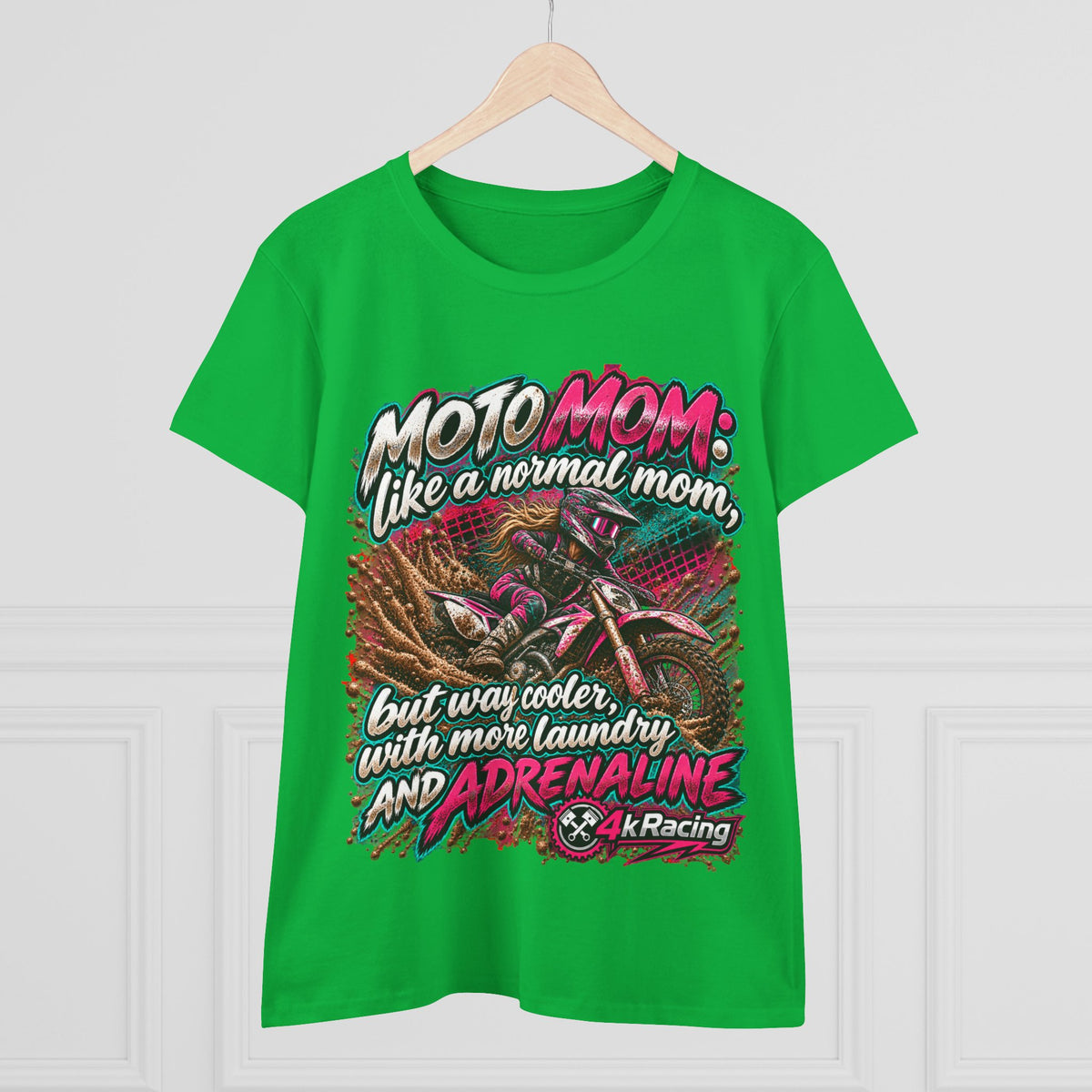 Moto Mom — 4kRacing Tee