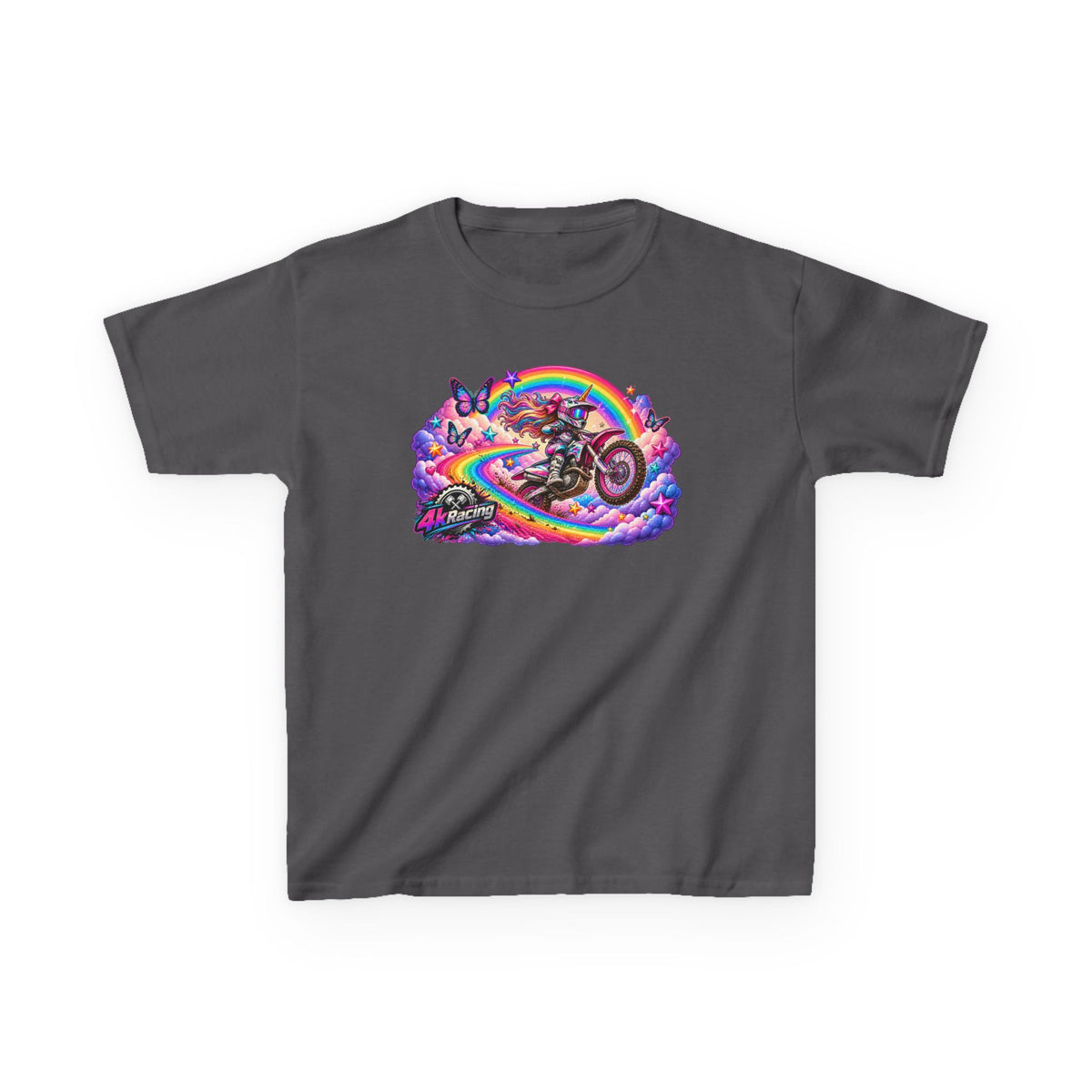 Kids Tee — Rainbow Moto Adventure