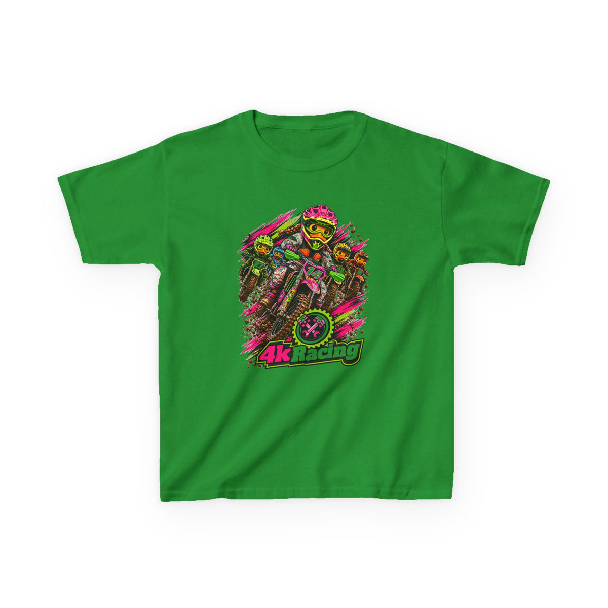 Kara's #14 4kRacing Motocross Kids Tee