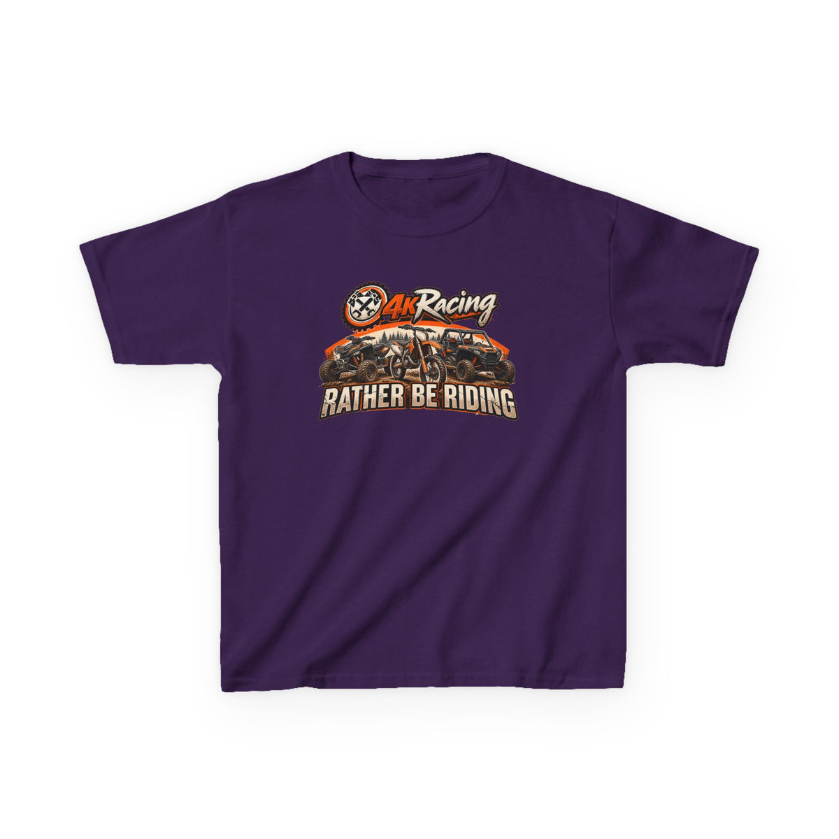 Kids Racing Tee — Rather Be Riding