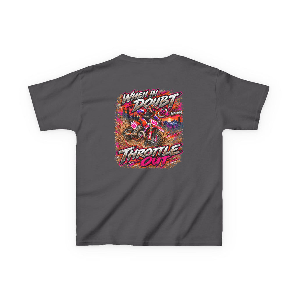 Kids Tee "When in Doubt Throttle Out"