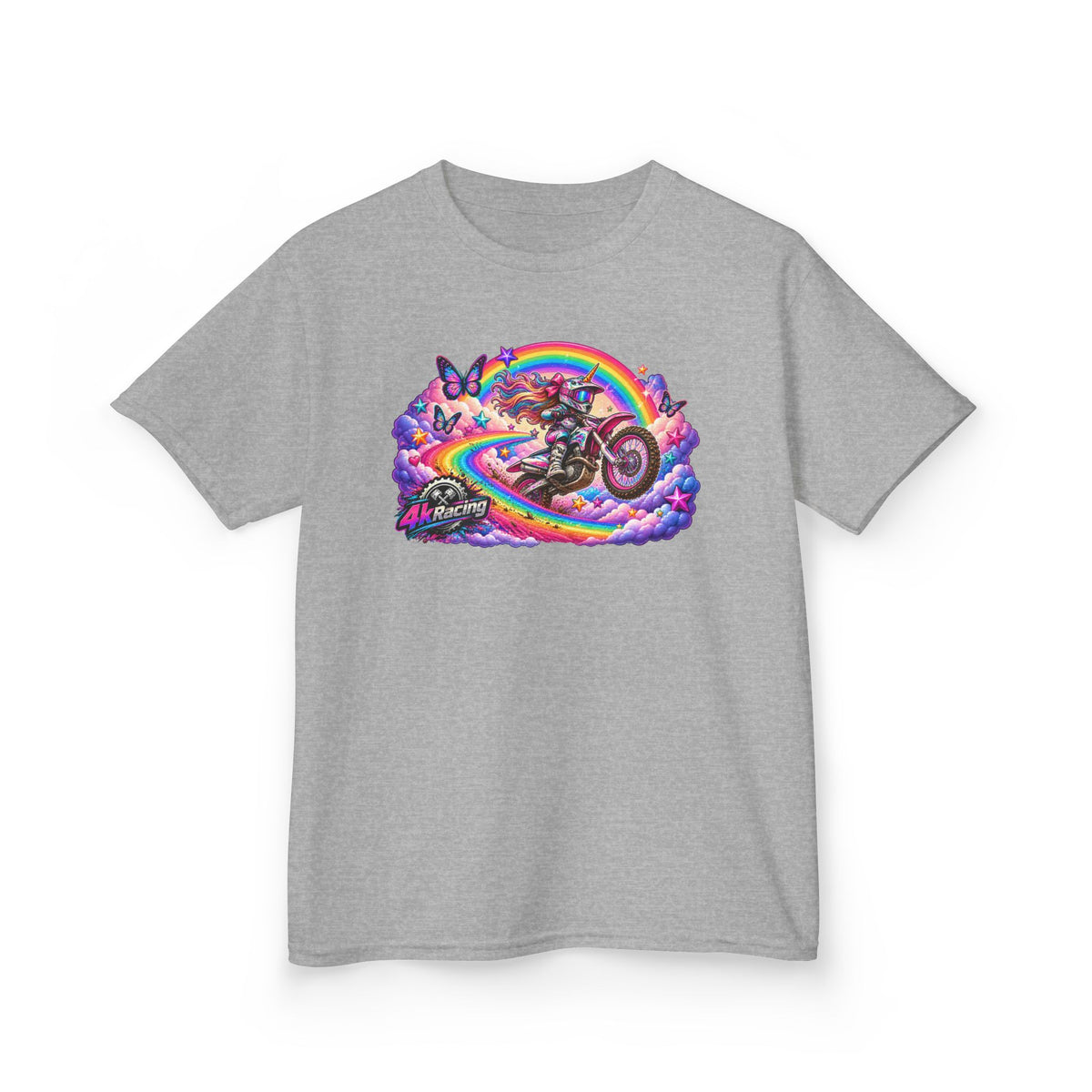 Kids Tee — Rainbow Moto Adventure