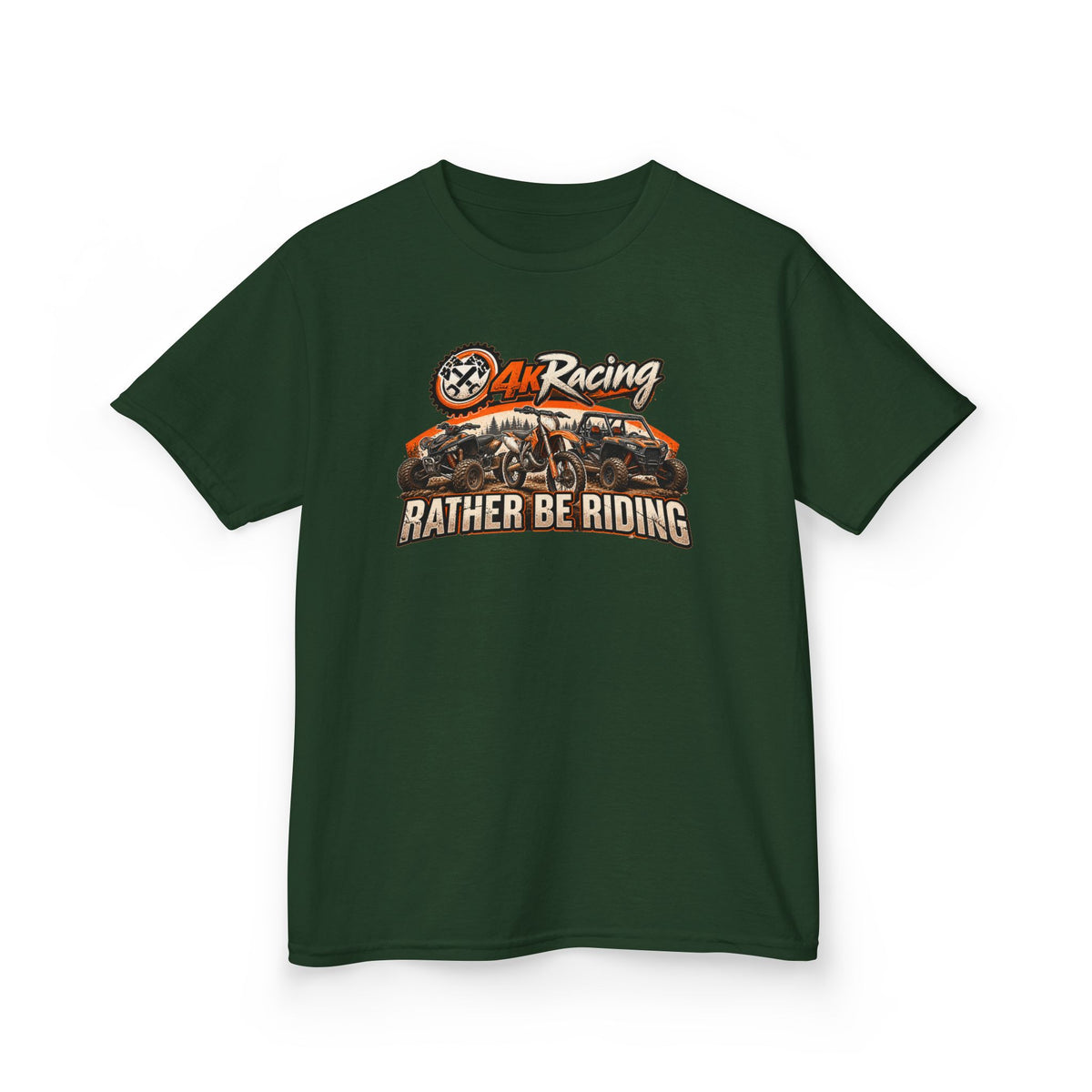 Kids Racing Tee — Rather Be Riding