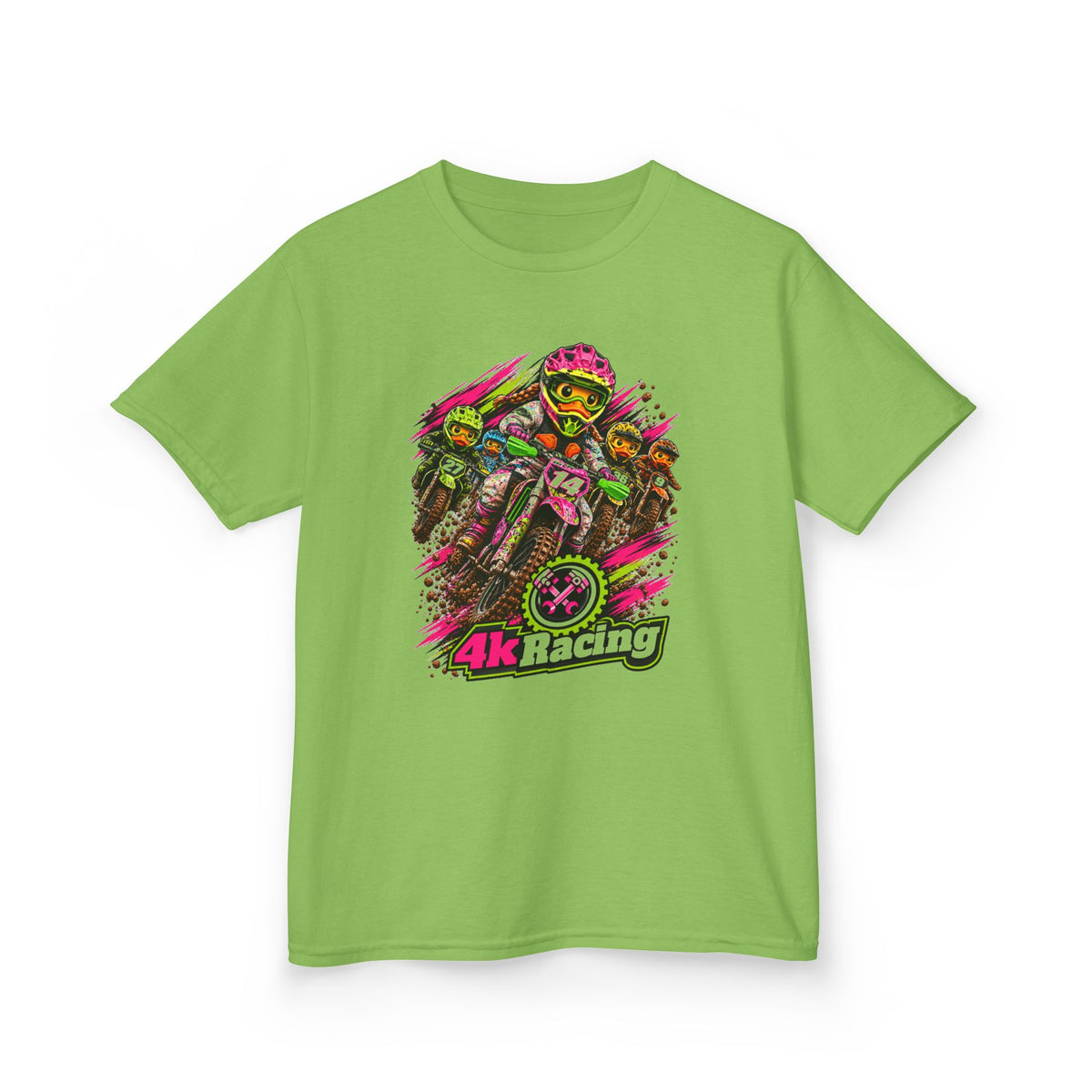 Kara's #14 4kRacing Motocross Kids Tee