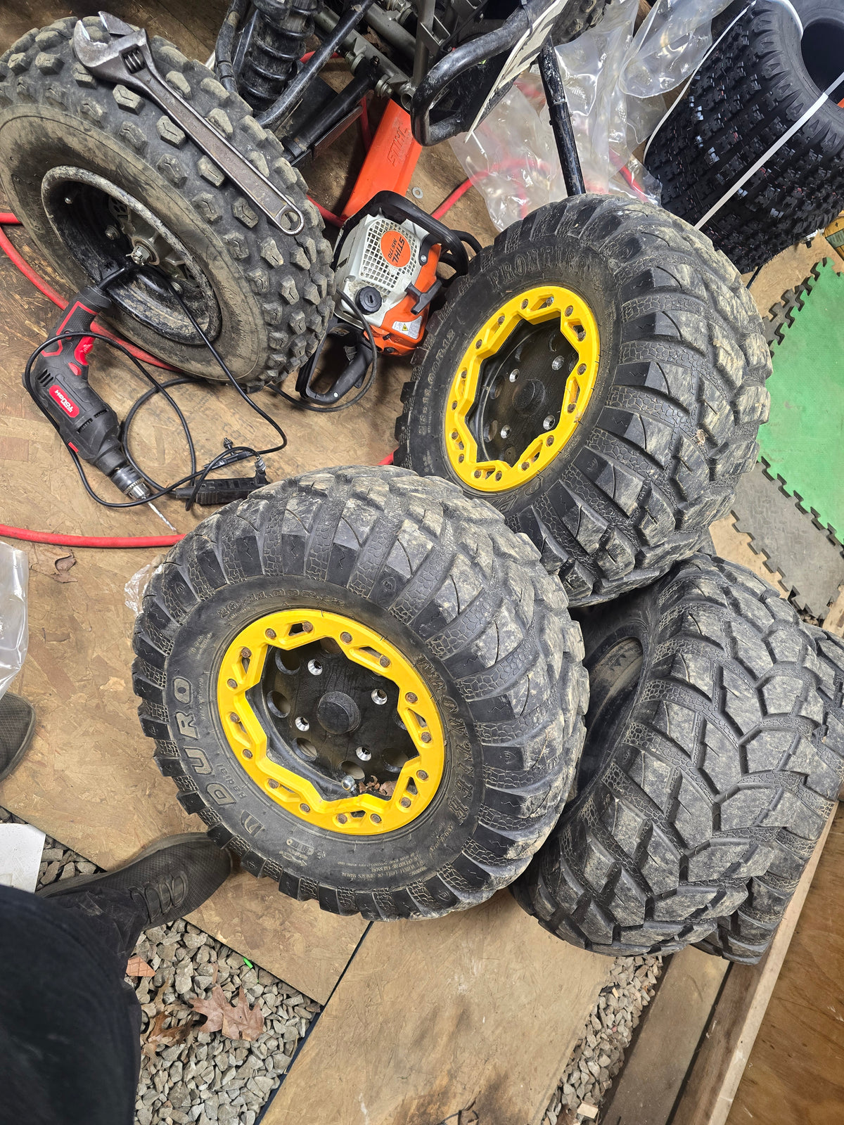 Before TIRE REPLACEMENT