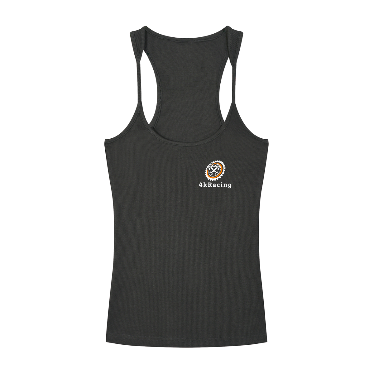 4kRacing Logo Racerback Tank Top