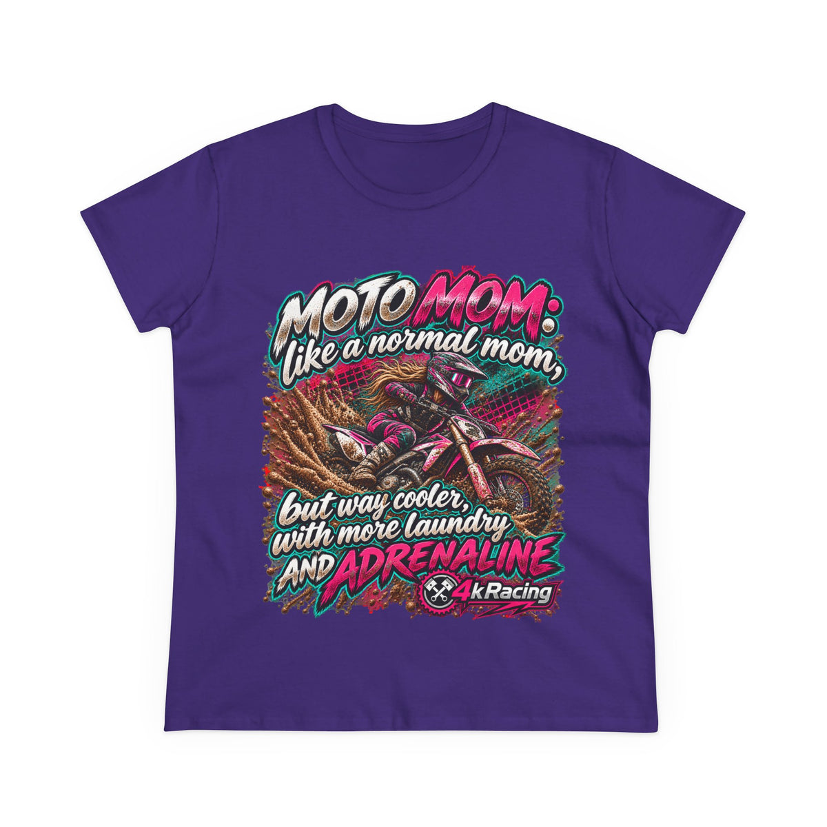 Moto Mom — 4kRacing Tee