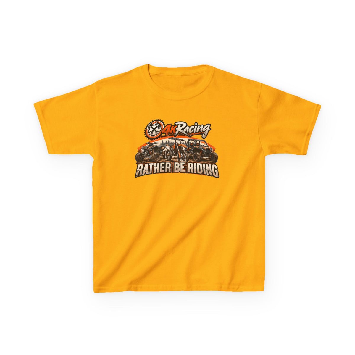 Kids Racing Tee — Rather Be Riding