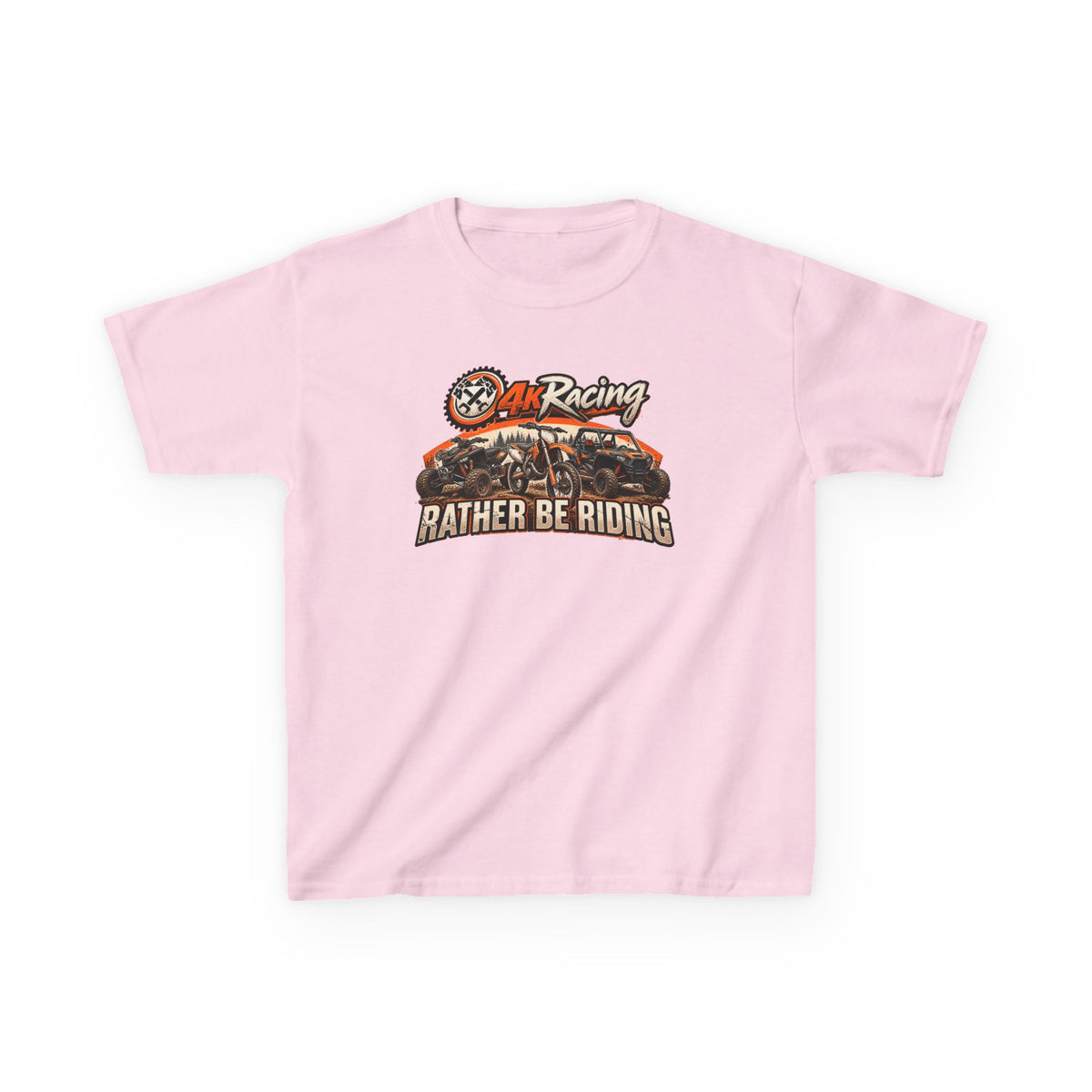 Kids Racing Tee — Rather Be Riding