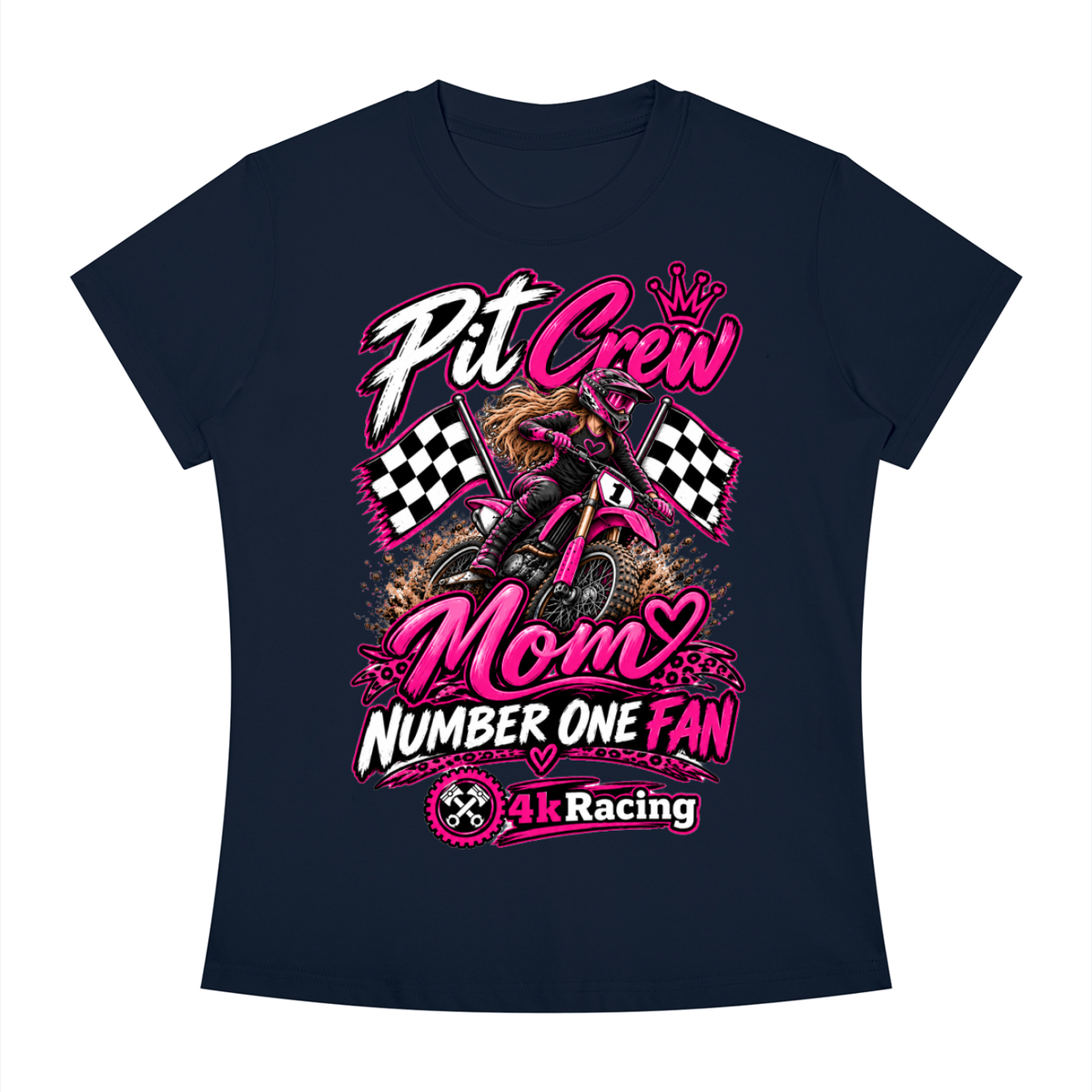 Women's Slim Fit Tee "Pit Crew"