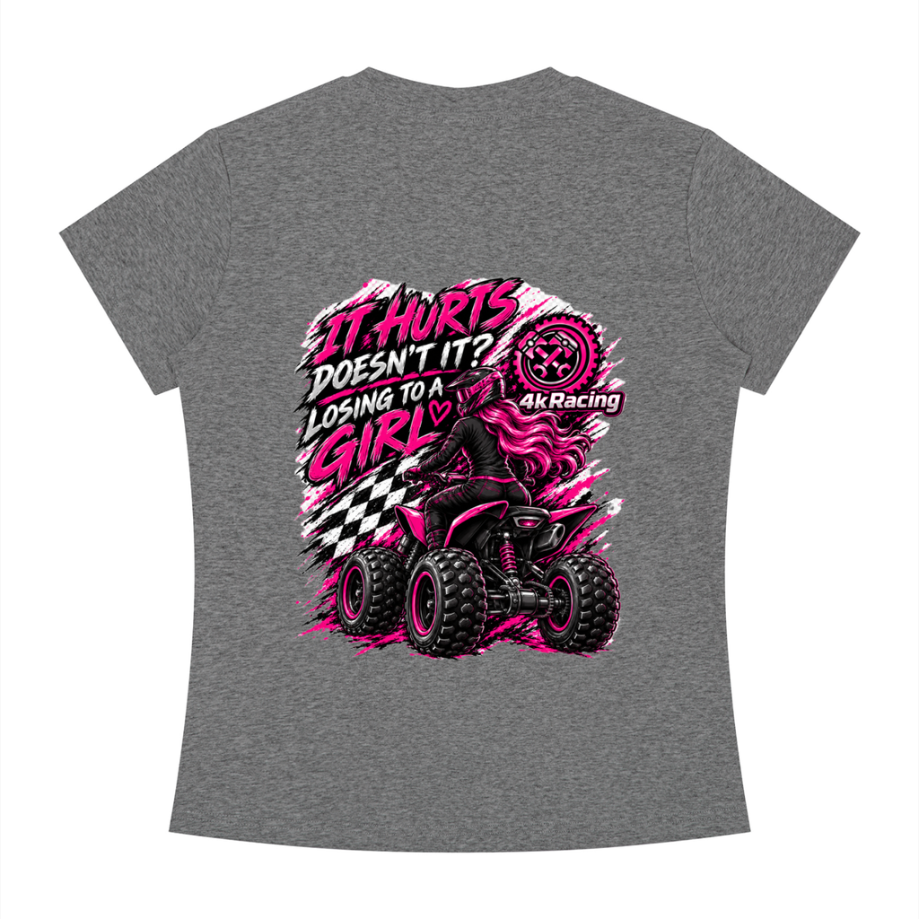 Women's Slim Fit Tee "Losing To A Girl"