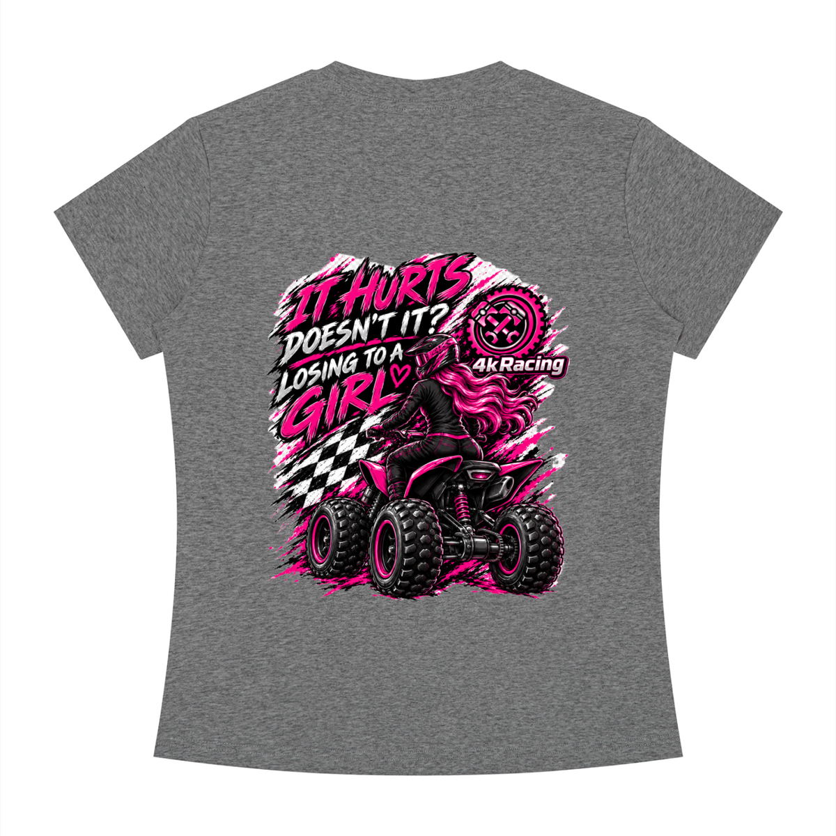 Women's Slim Fit Tee "Losing To A Girl"