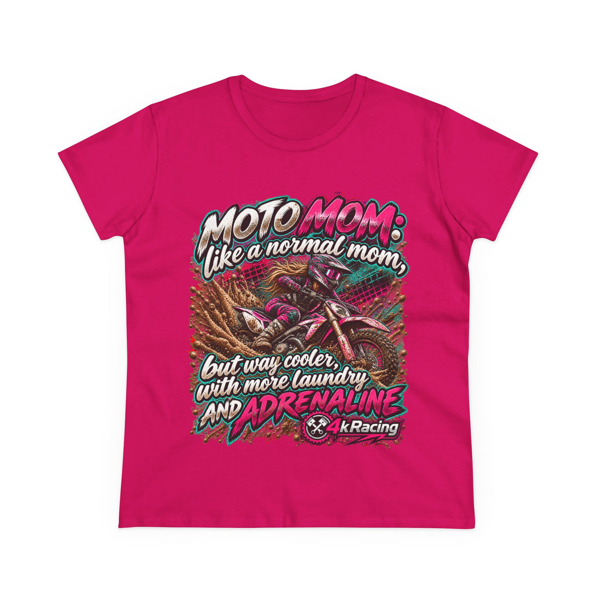 Moto Mom — 4kRacing Tee