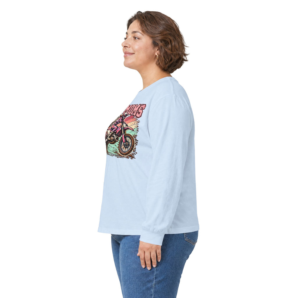 4kRacing Moto Moms — Fueled by Coffee & Anxiety Long Sleeve Tee