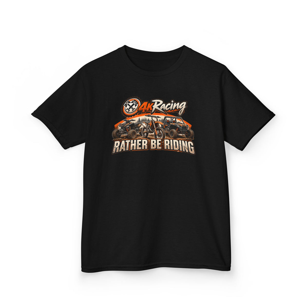 Kids Racing Tee — Rather Be Riding