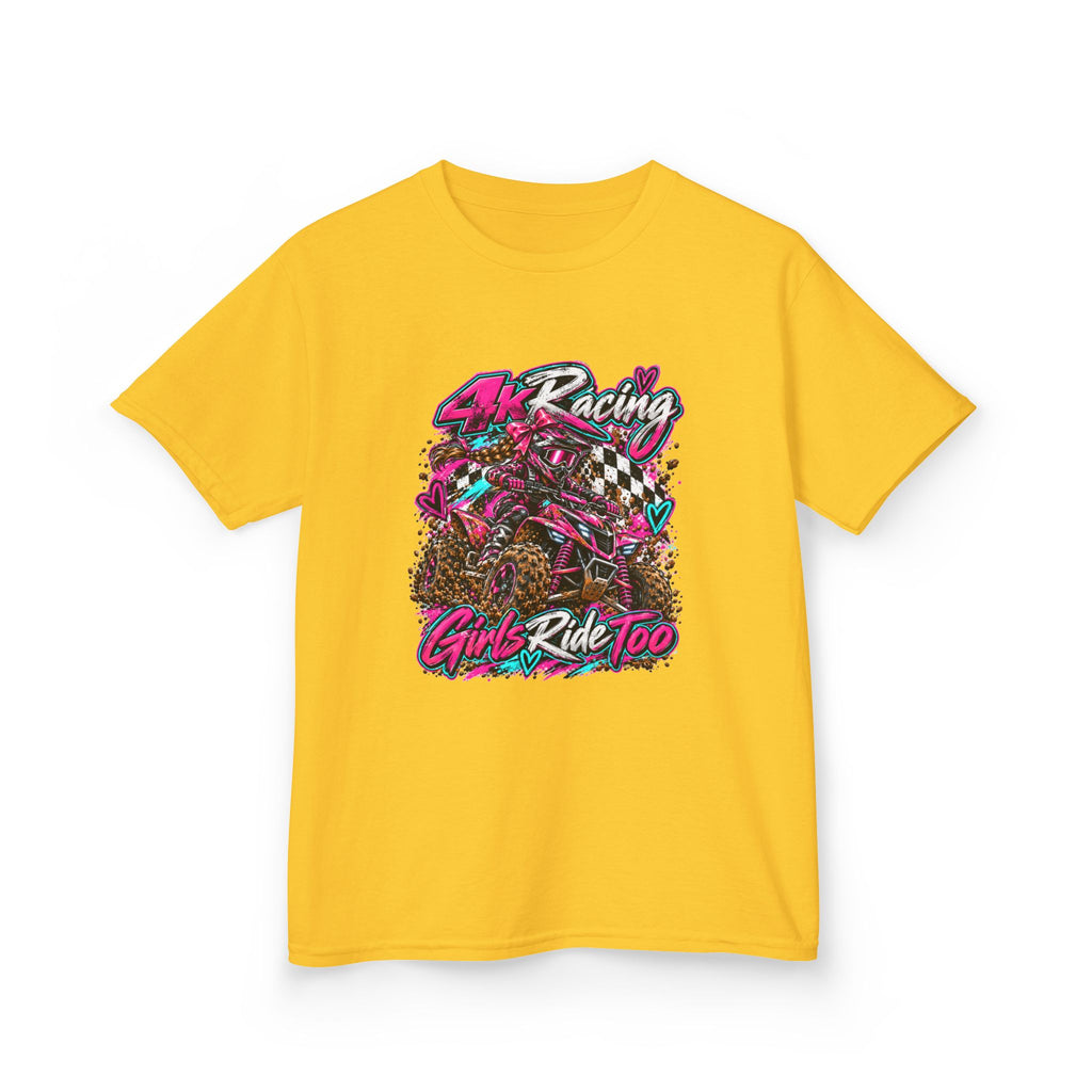 Kids Racing Tee — Girls Ride Too