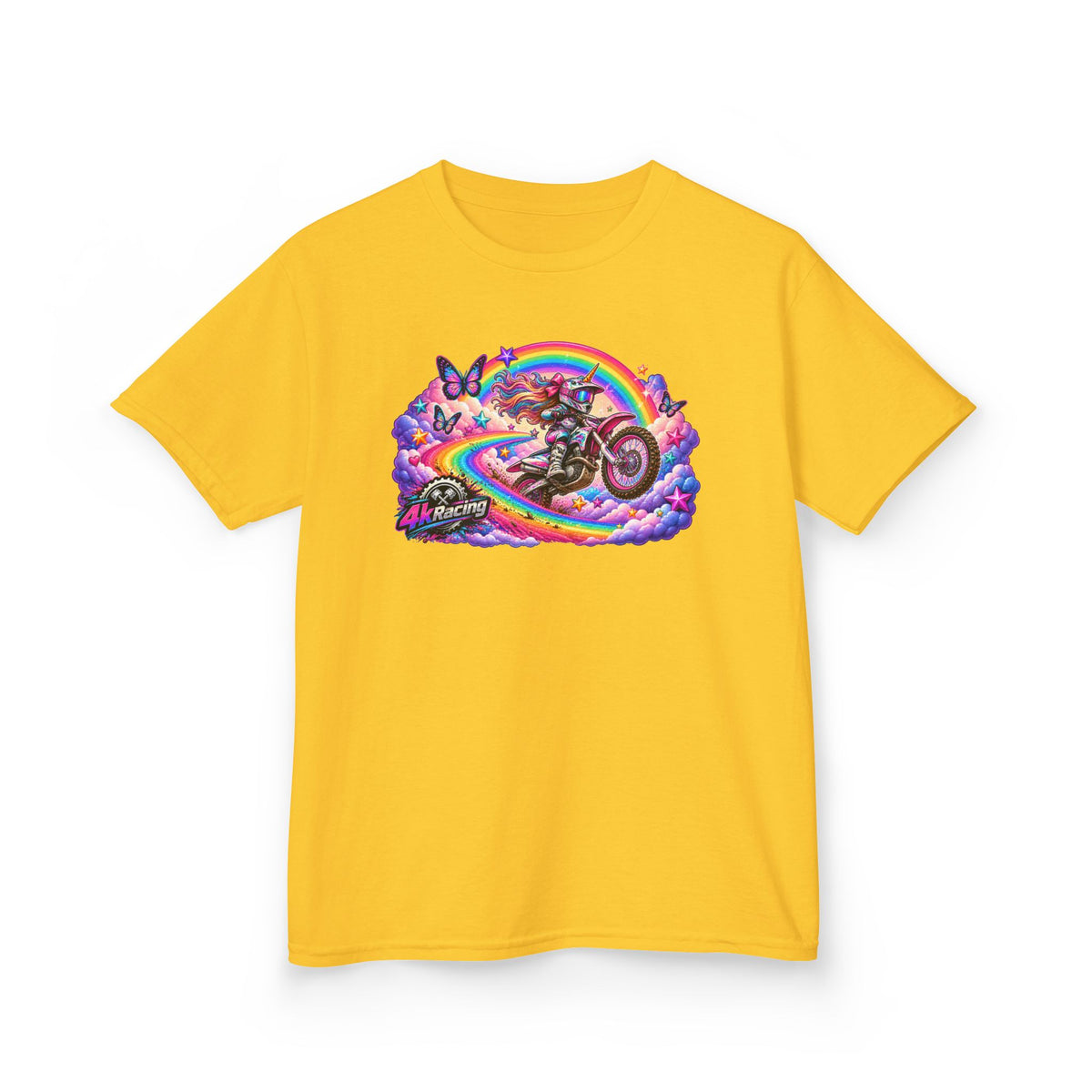 Kids Tee — Rainbow Moto Adventure