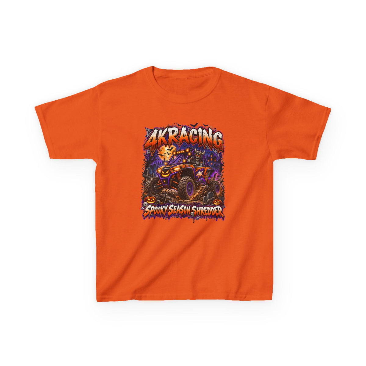 Kids Tee — 4kRacing: Spooky Season Shredder