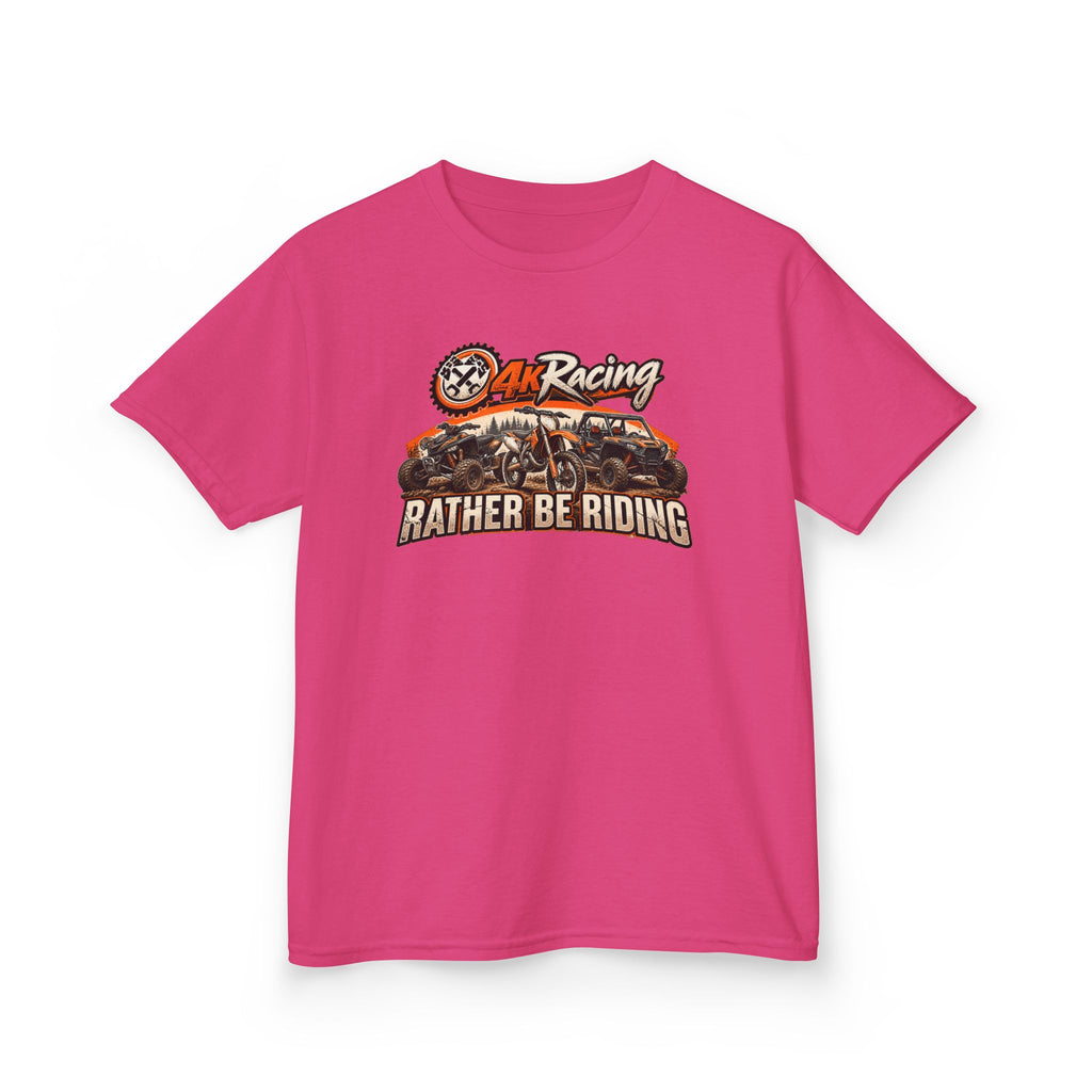 Kids Racing Tee — Rather Be Riding