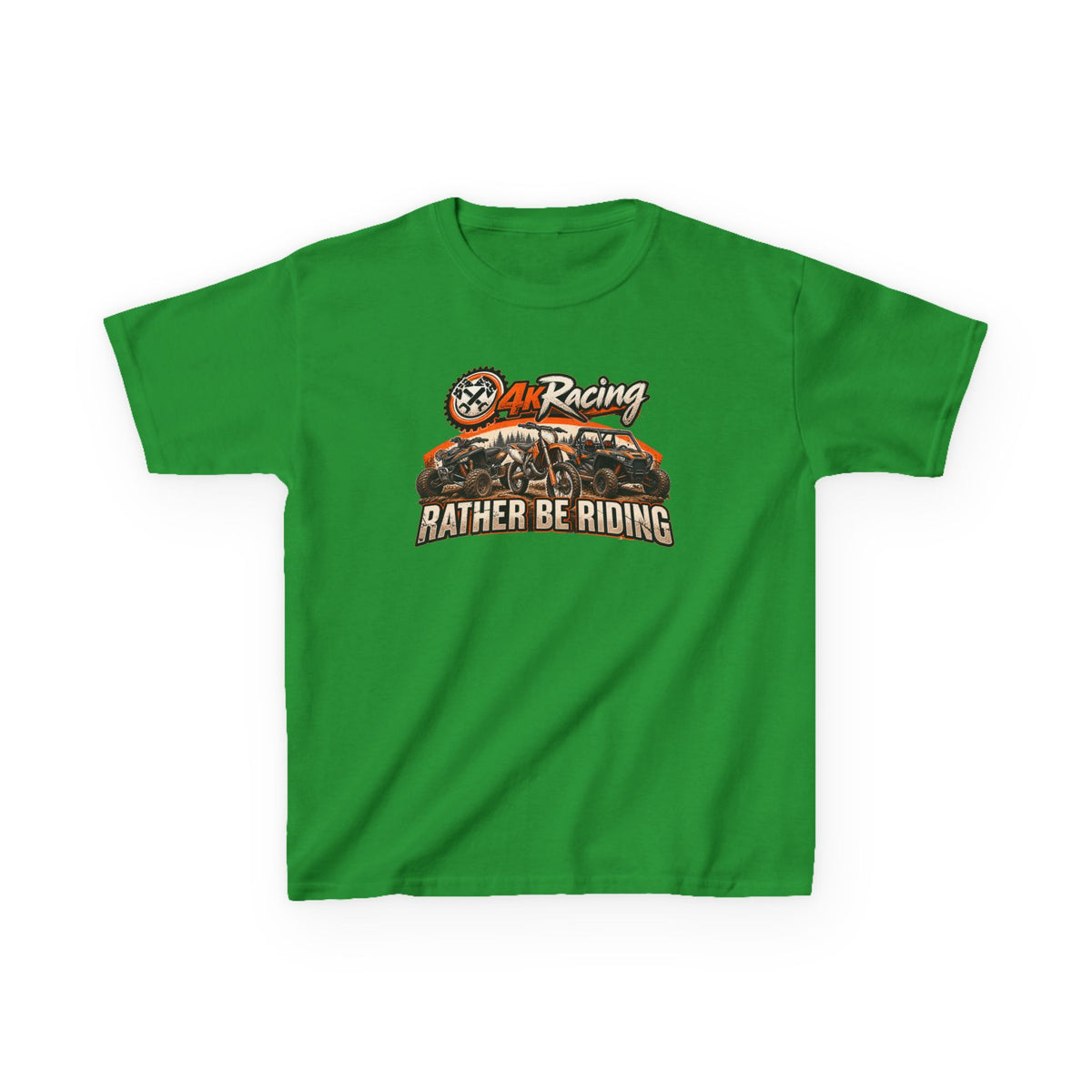 Kids Racing Tee — Rather Be Riding