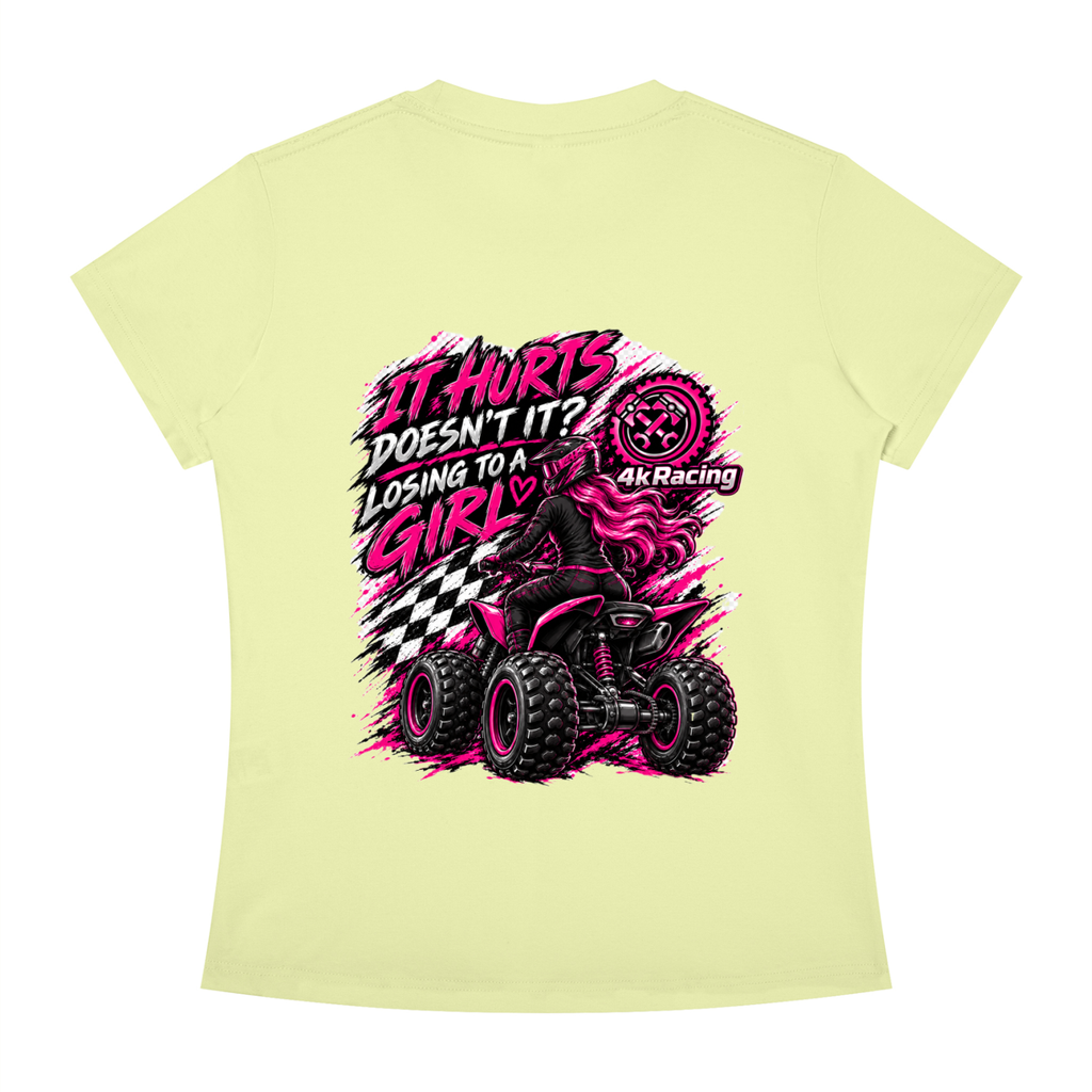 Women's Slim Fit Tee "Losing To A Girl"