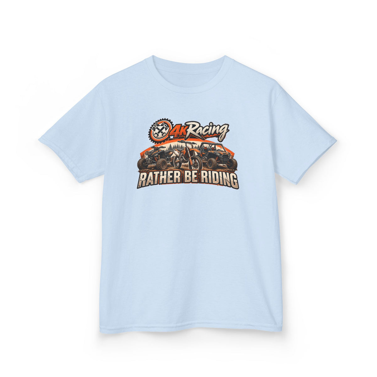 Kids Racing Tee — Rather Be Riding