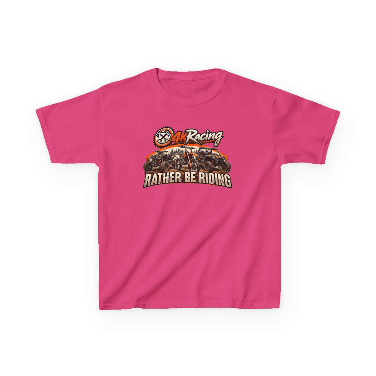 Kids Racing Tee — Rather Be Riding