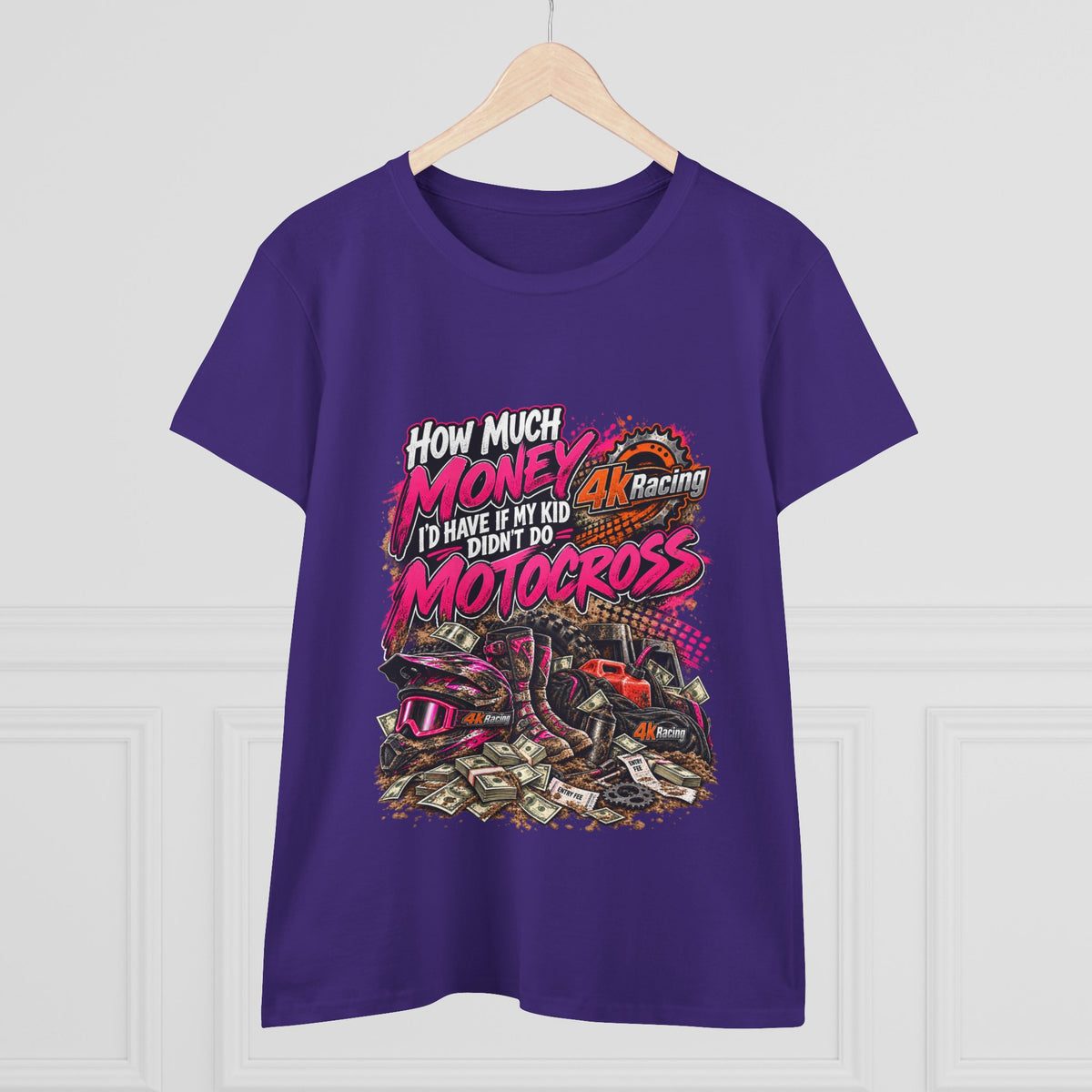 How Much Money — 4kRacing Motocross Tee