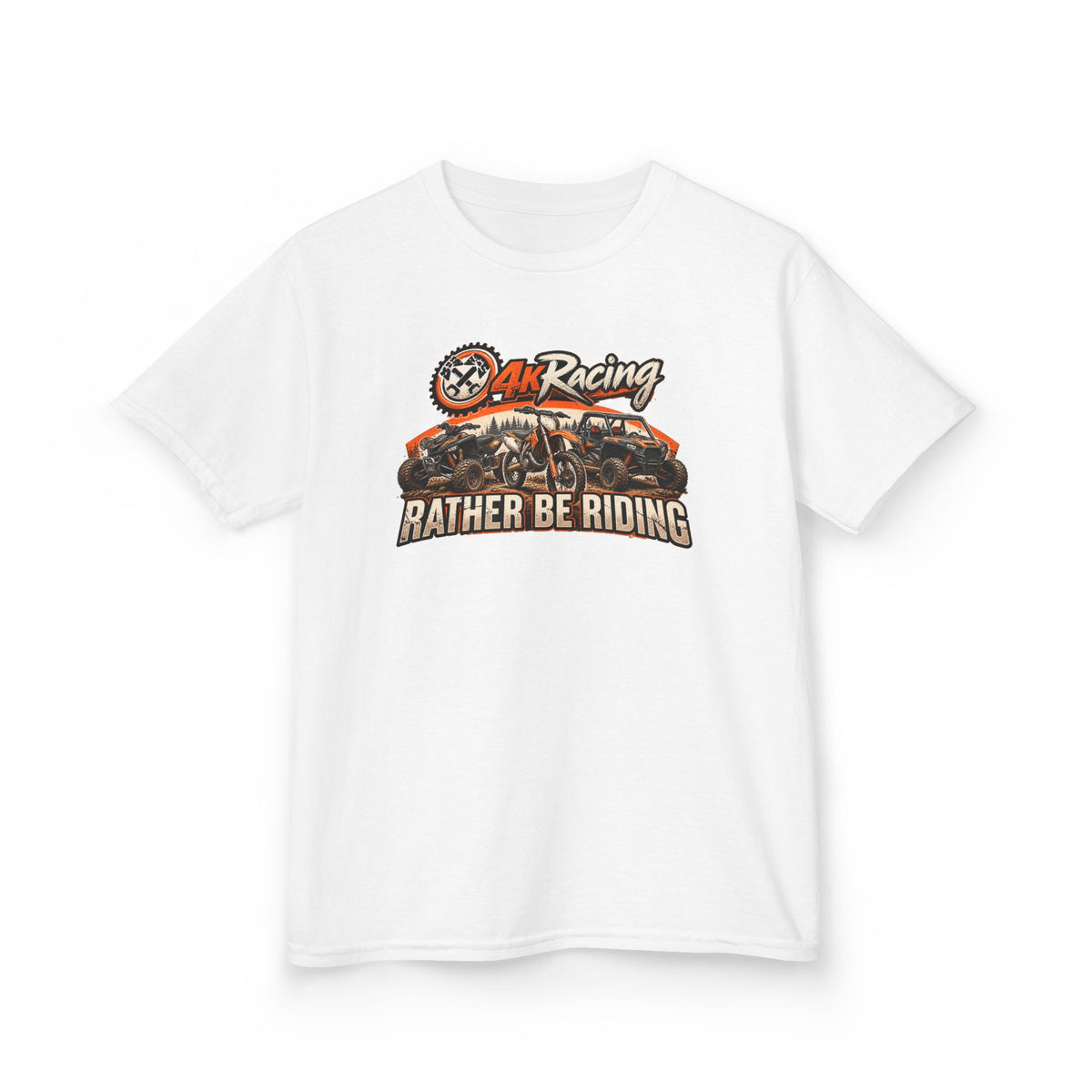 Kids Racing Tee — Rather Be Riding