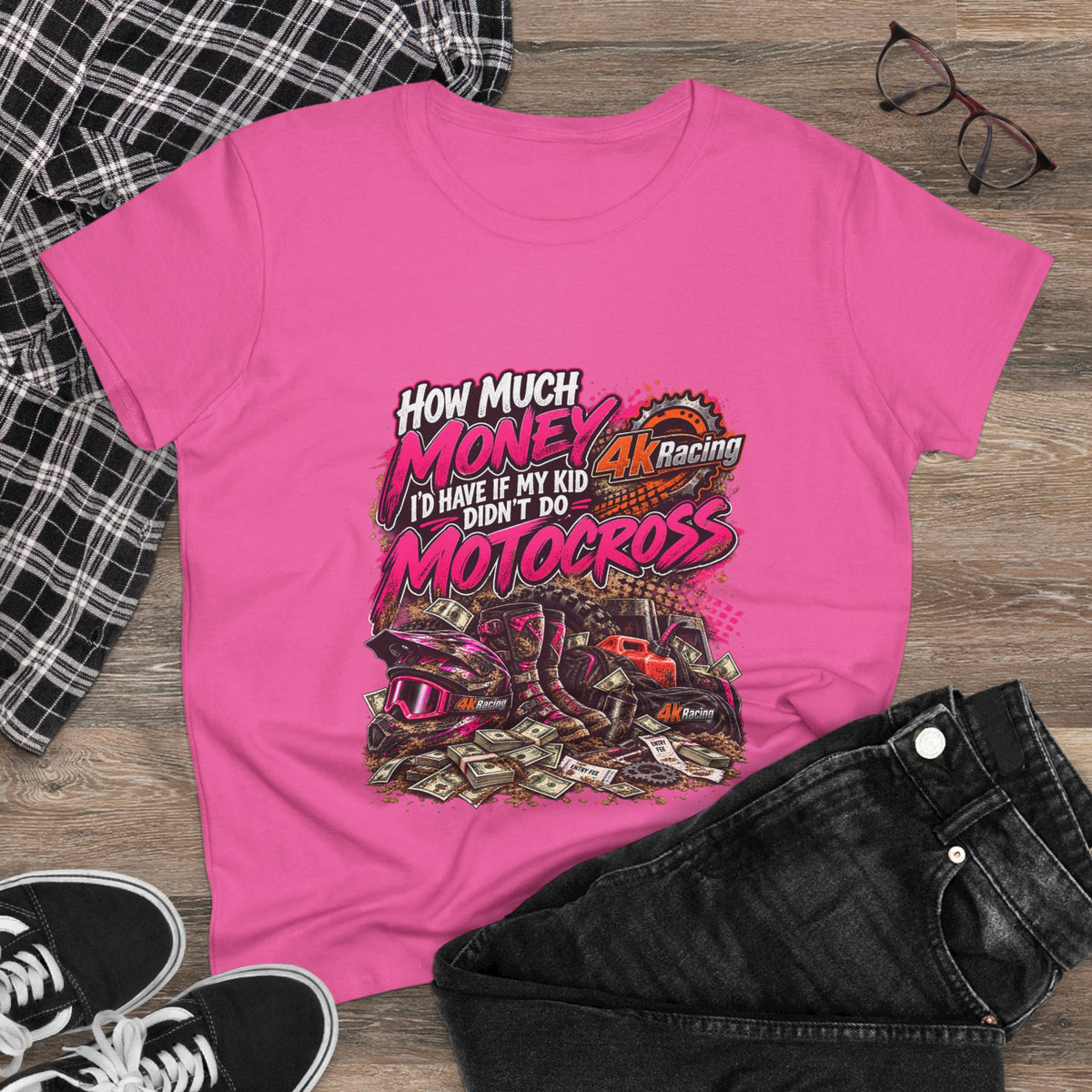 How Much Money — 4kRacing Motocross Tee