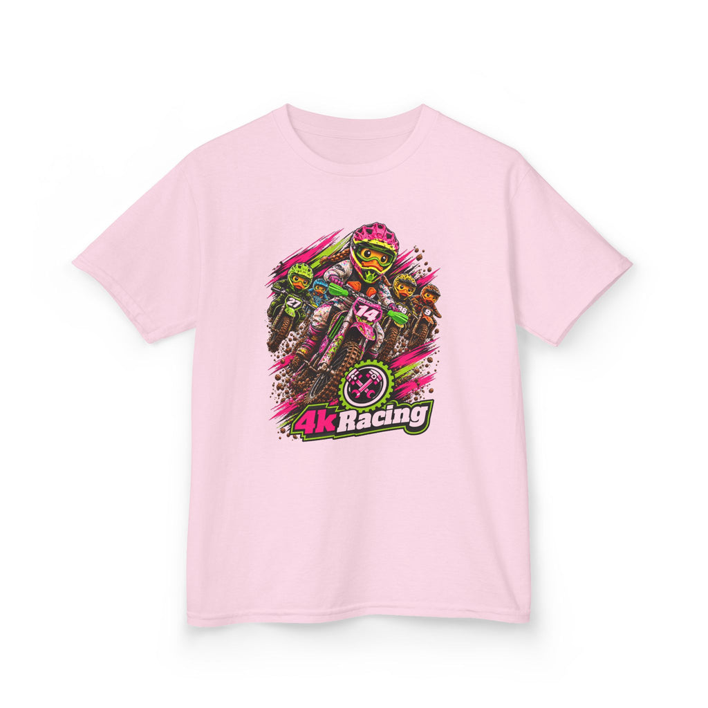 Kara's #14 4kRacing Motocross Kids Tee