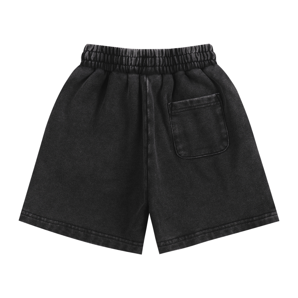 4kRacing Logo Snow Washed Kids Shorts