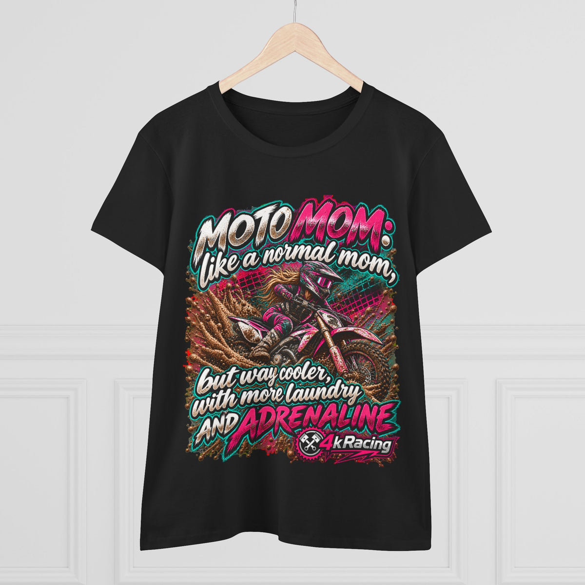 Moto Mom — 4kRacing Tee