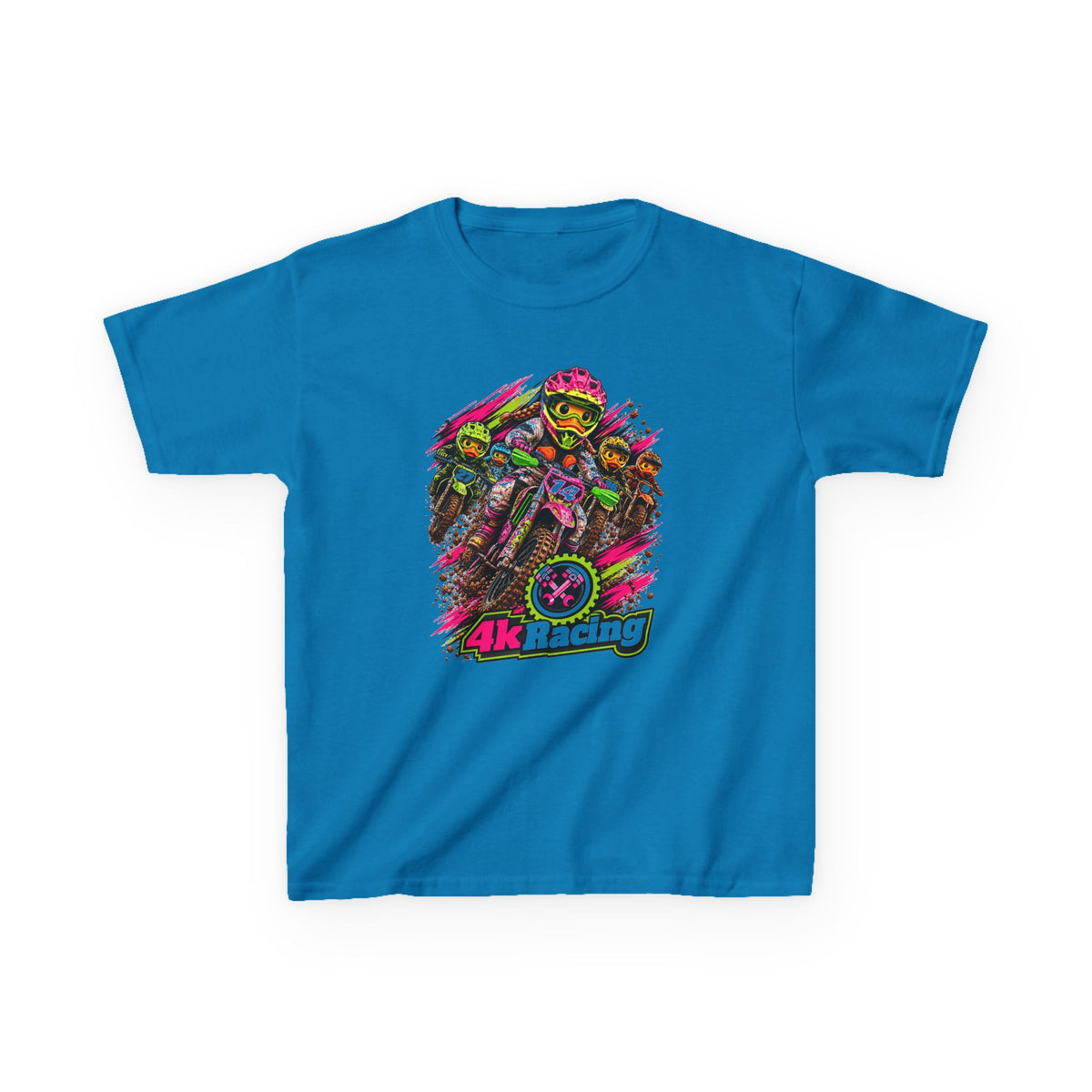 Kara's #14 4kRacing Motocross Kids Tee