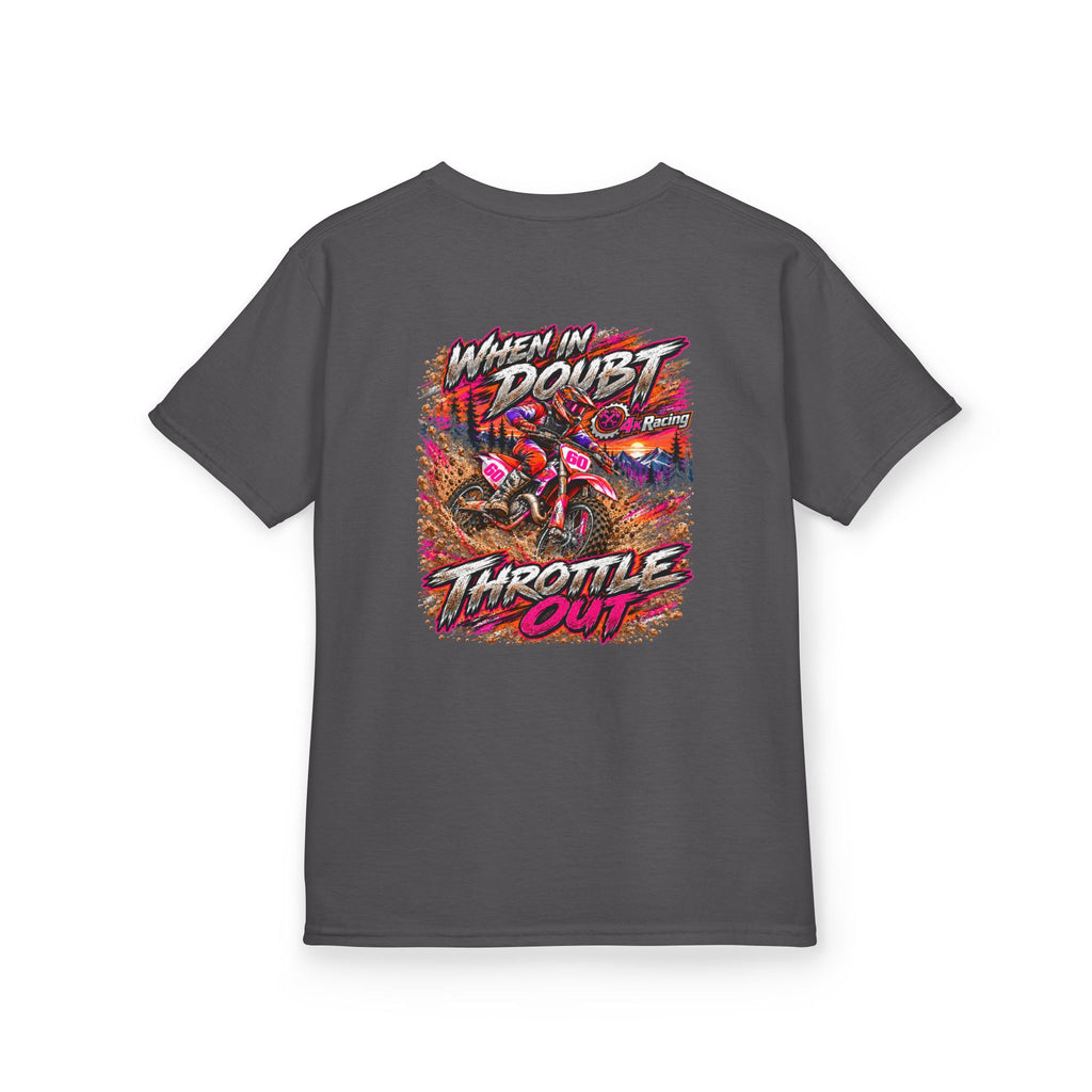 Kids Tee "When in Doubt Throttle Out"