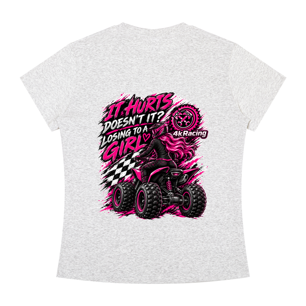 Women's Slim Fit Tee "Losing To A Girl"