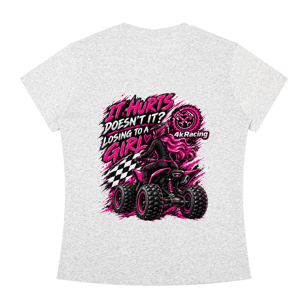 Women's Slim Fit Tee "Losing To A Girl"