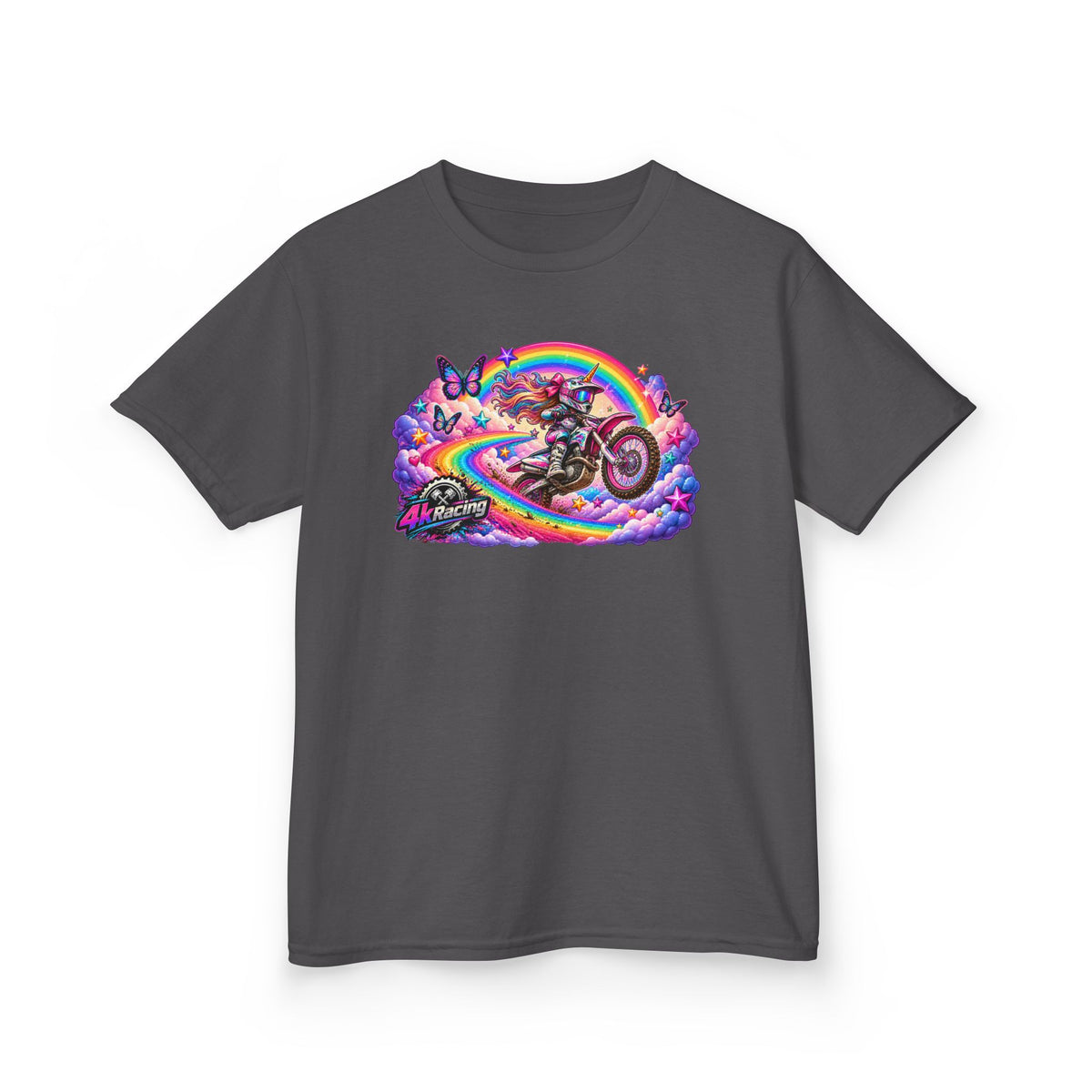 Kids Tee — Rainbow Moto Adventure