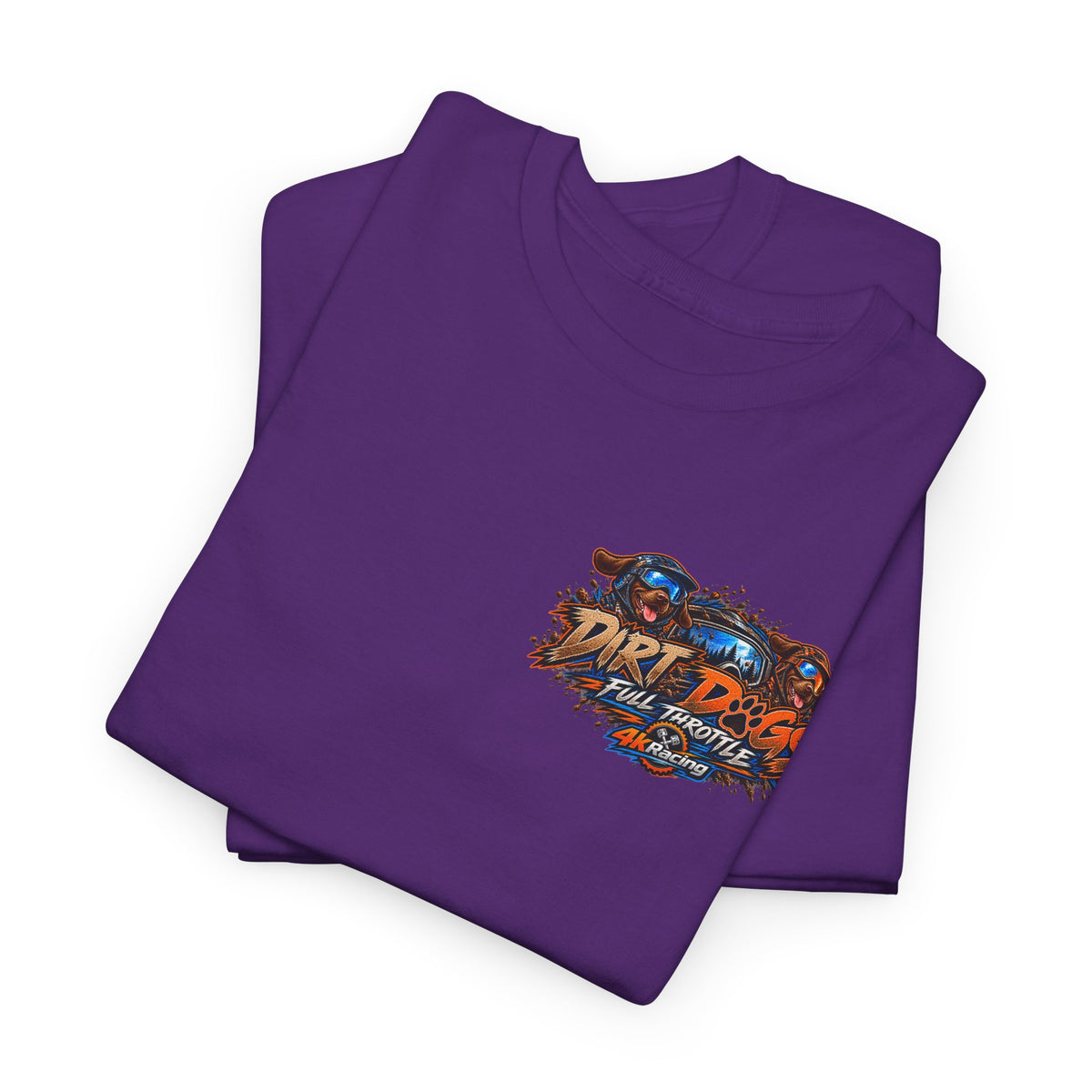 DIRT, DOGS & FULL THROTTLE — ADULT TEE