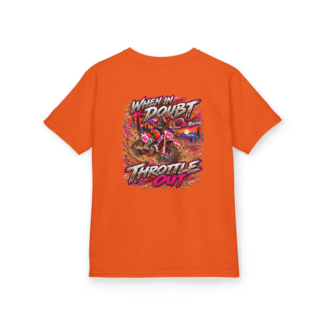 Kids Tee "When in Doubt Throttle Out"