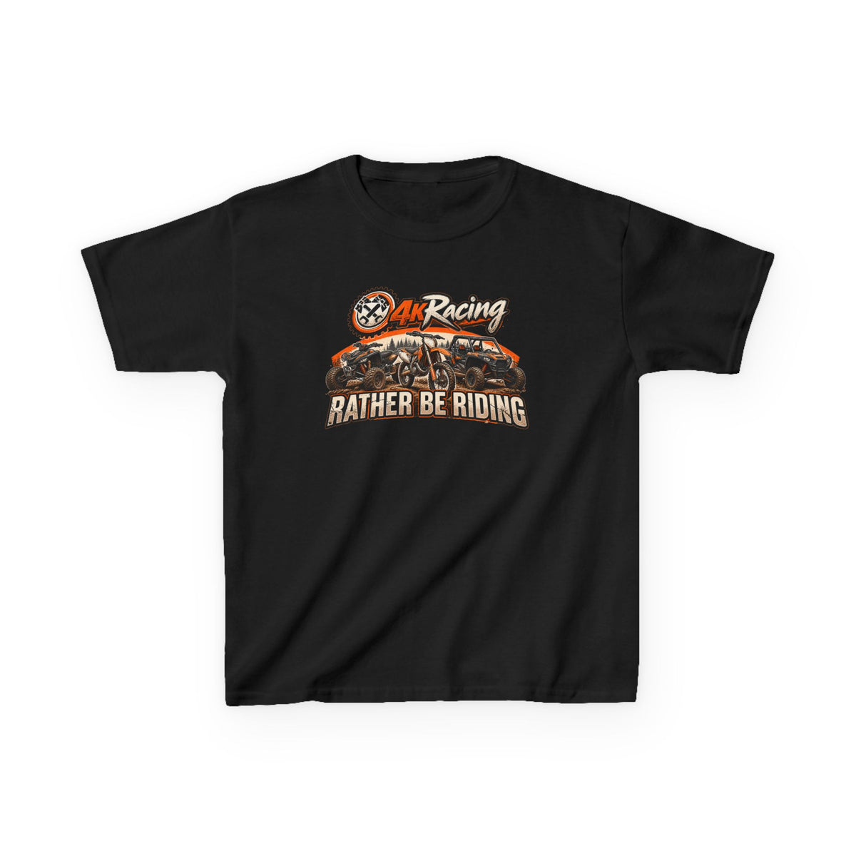 Kids Racing Tee — Rather Be Riding