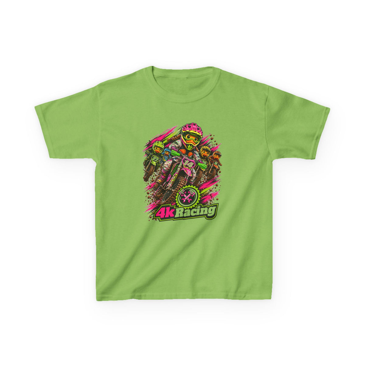 Kara's #14 4kRacing Motocross Kids Tee