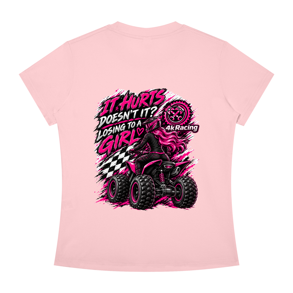 Women's Slim Fit Tee "Losing To A Girl"