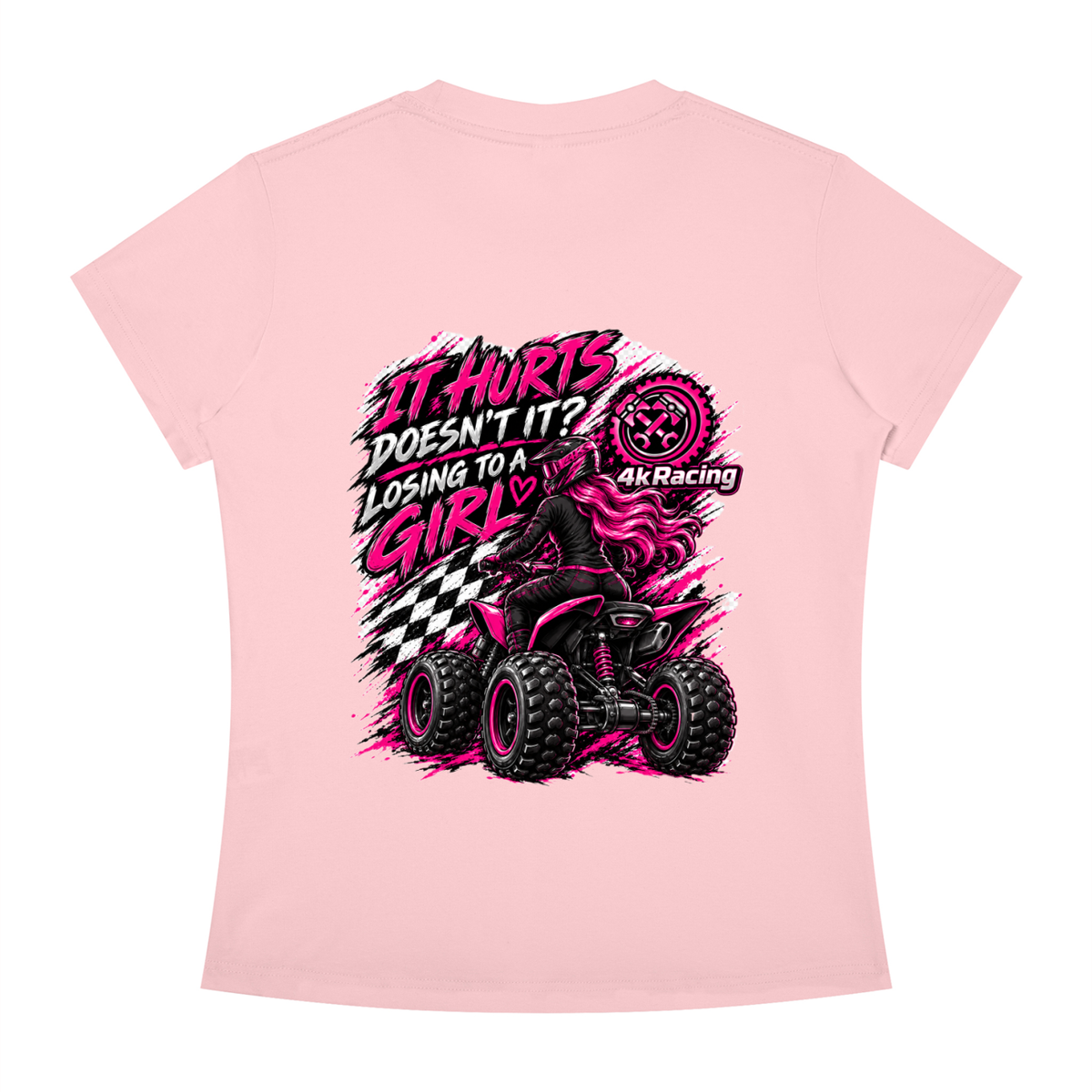 Women's Slim Fit Tee "Losing To A Girl"