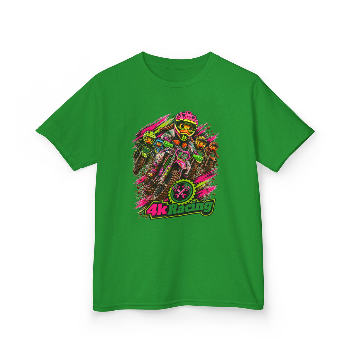 Kara's #14 4kRacing Motocross Kids Tee