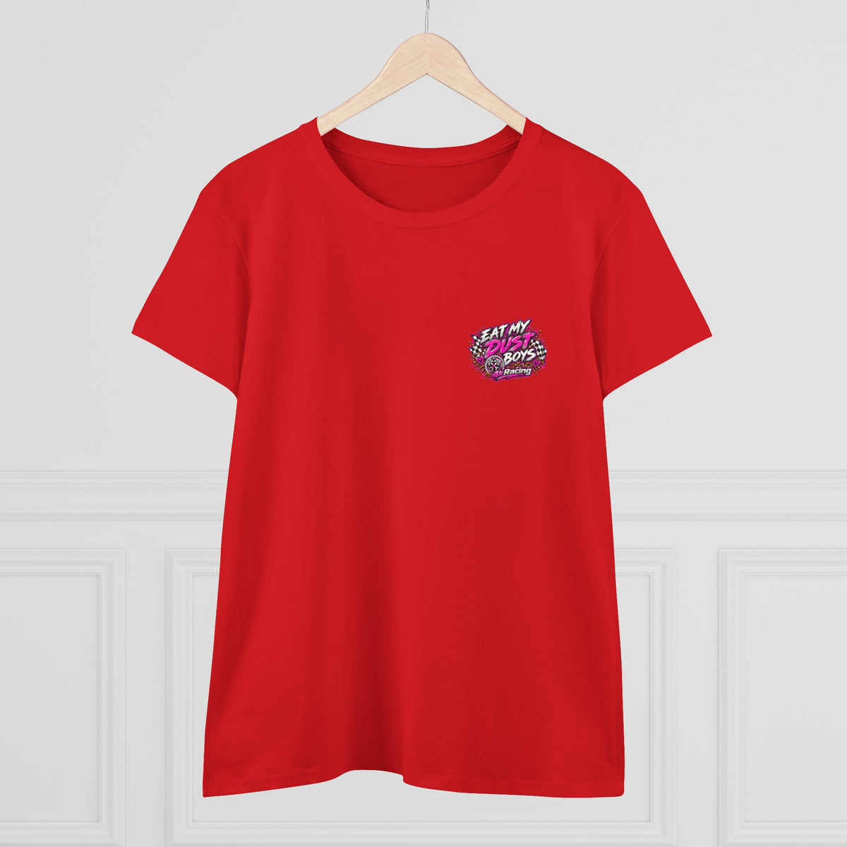 Women's Tee "Eat My Dust Boys"  Dirt Bike Graphic