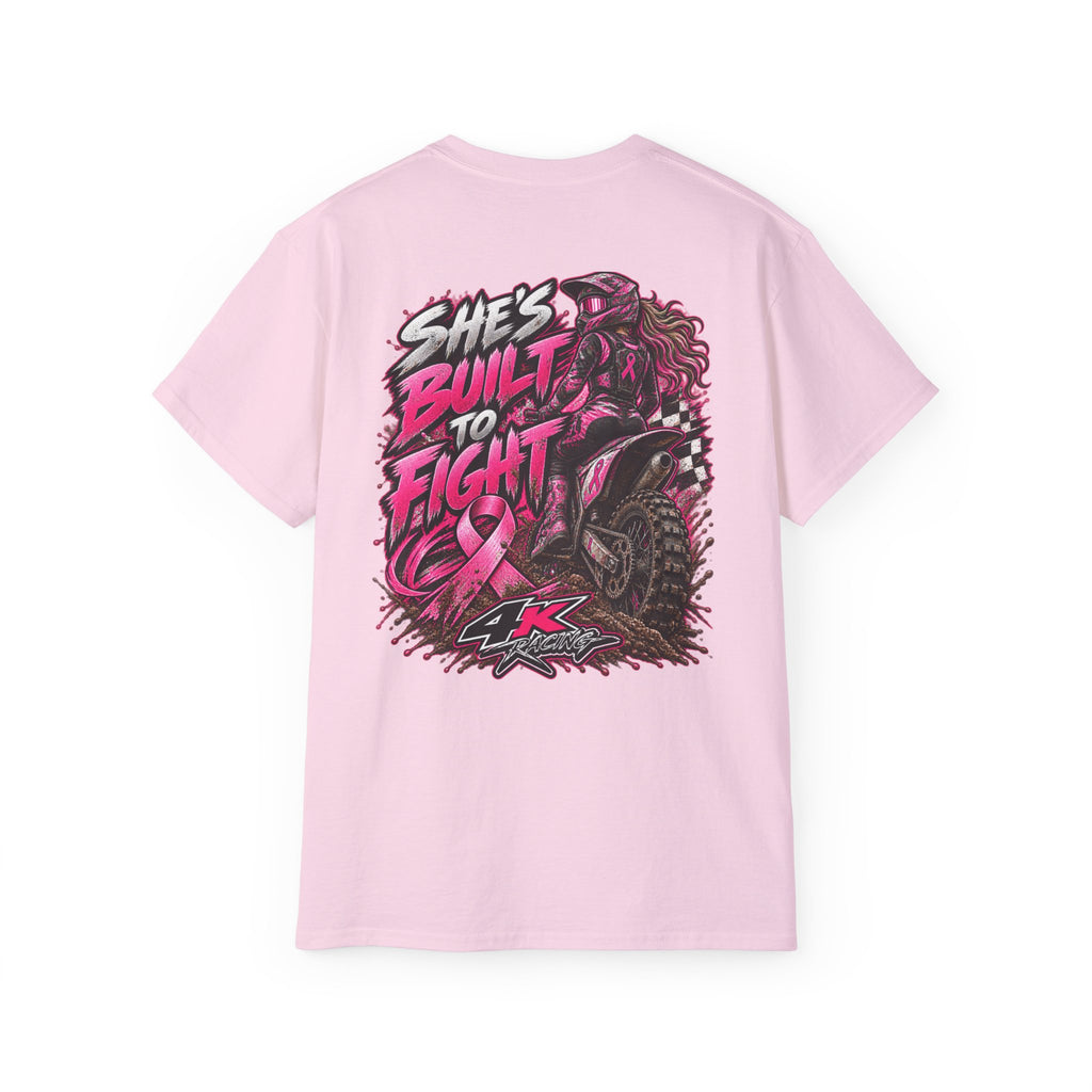 She's Built to Fight — 4kRacing Awareness Tee