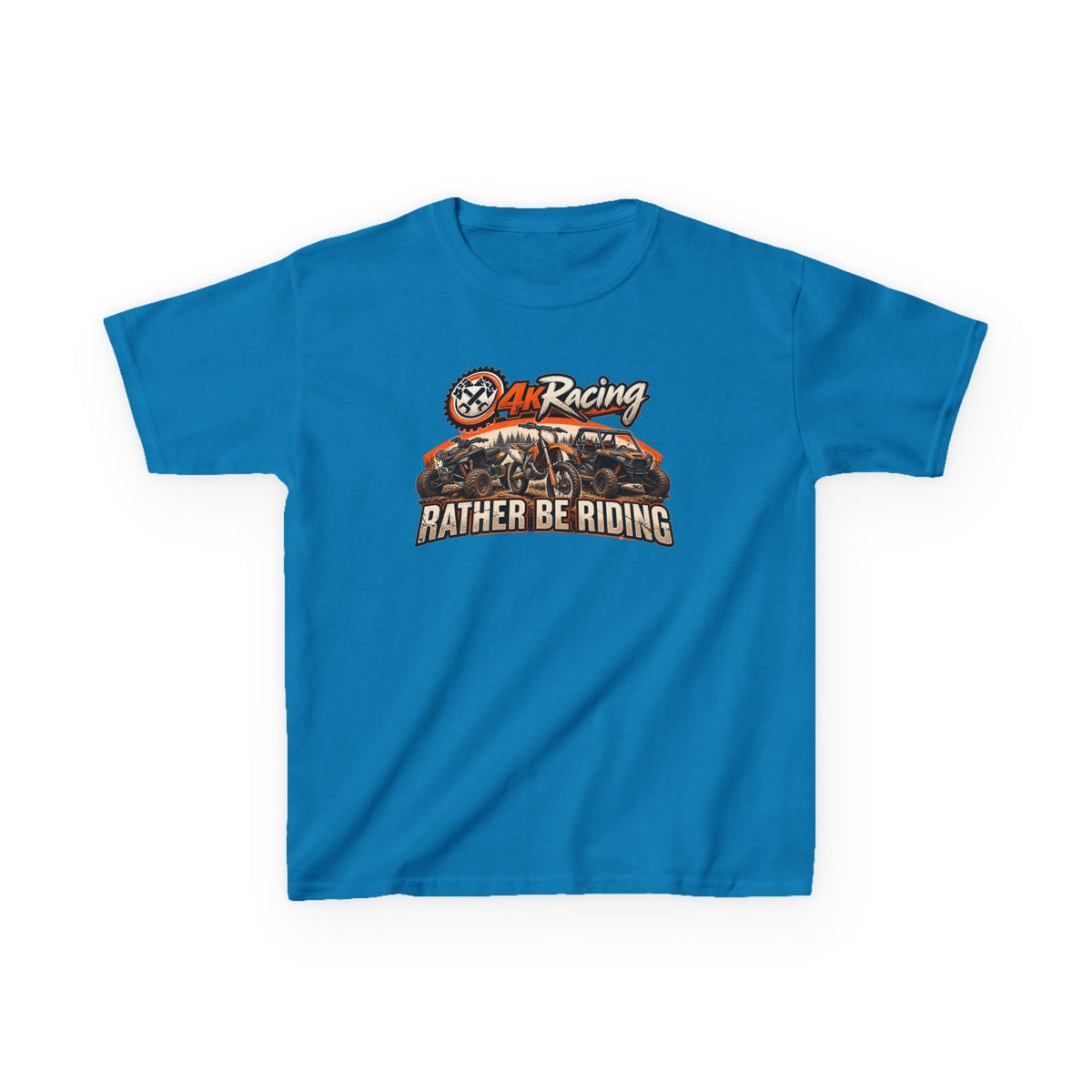 Kids Racing Tee — Rather Be Riding