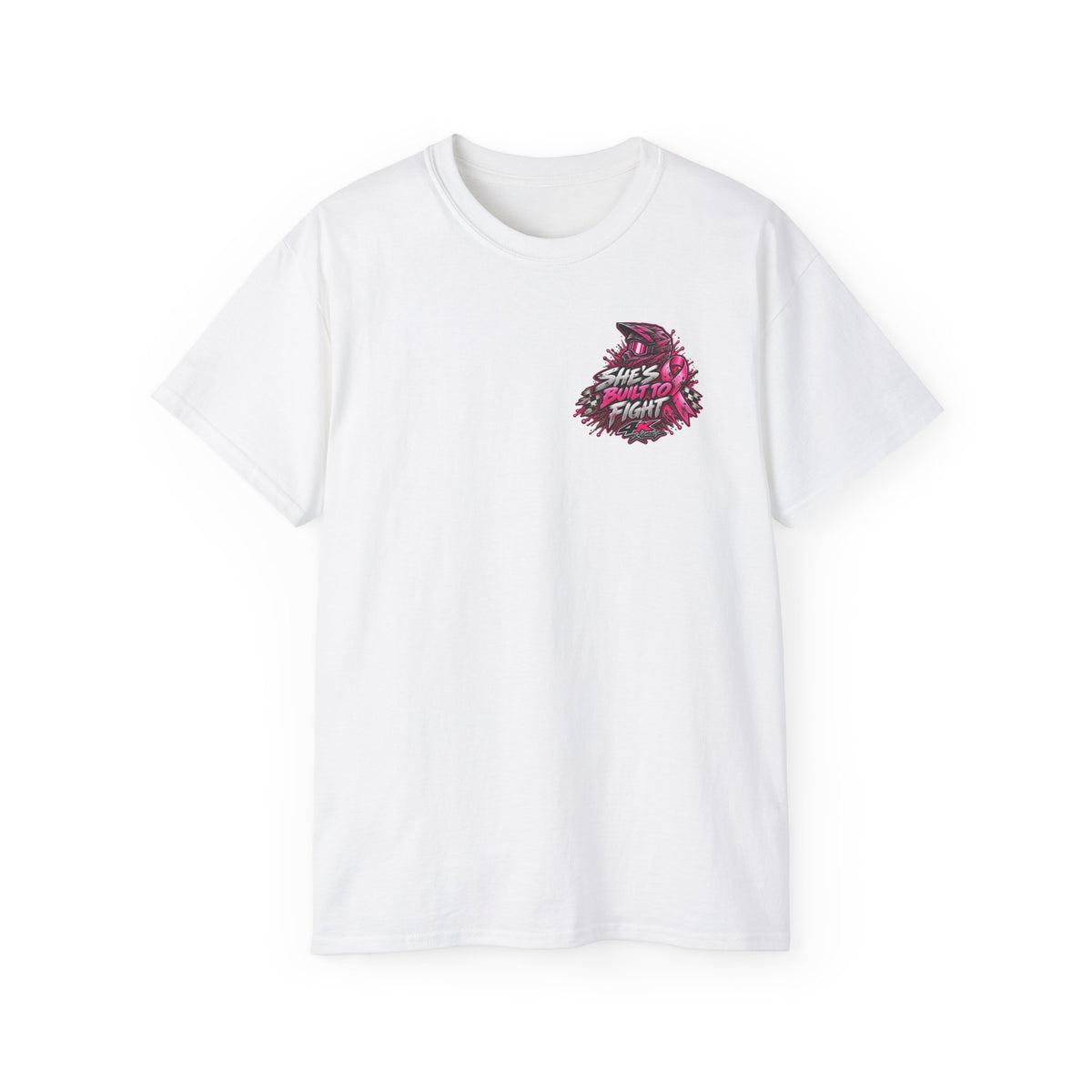 She's Built to Fight — 4kRacing Awareness Tee